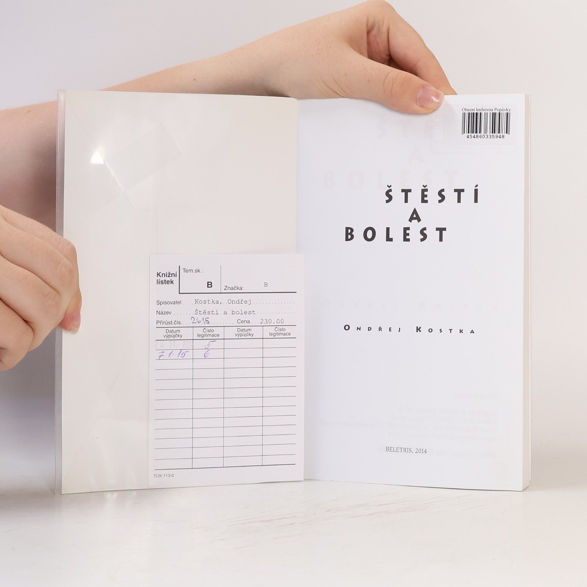 Ondřej Kostka Štěstí a bolest