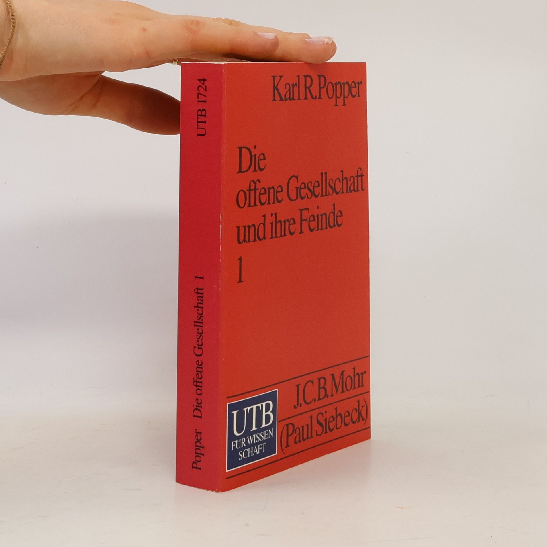 Karl Popper Die Offene Gesellschaft und Ihre Feinde 1