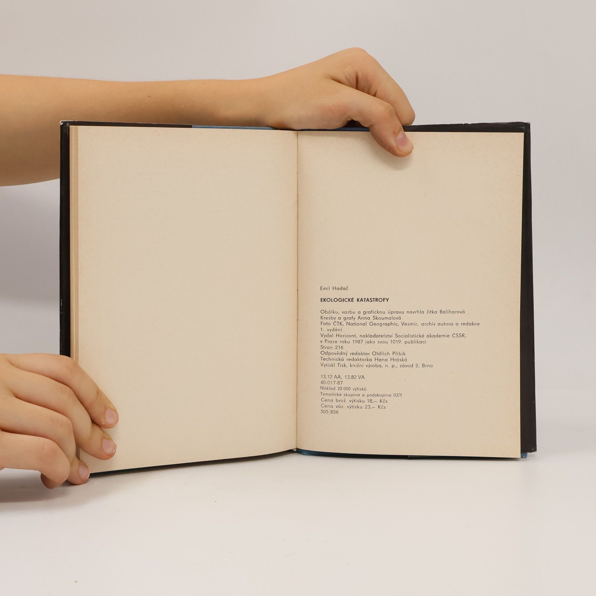 Emil Hadač Ekologické katastrofy