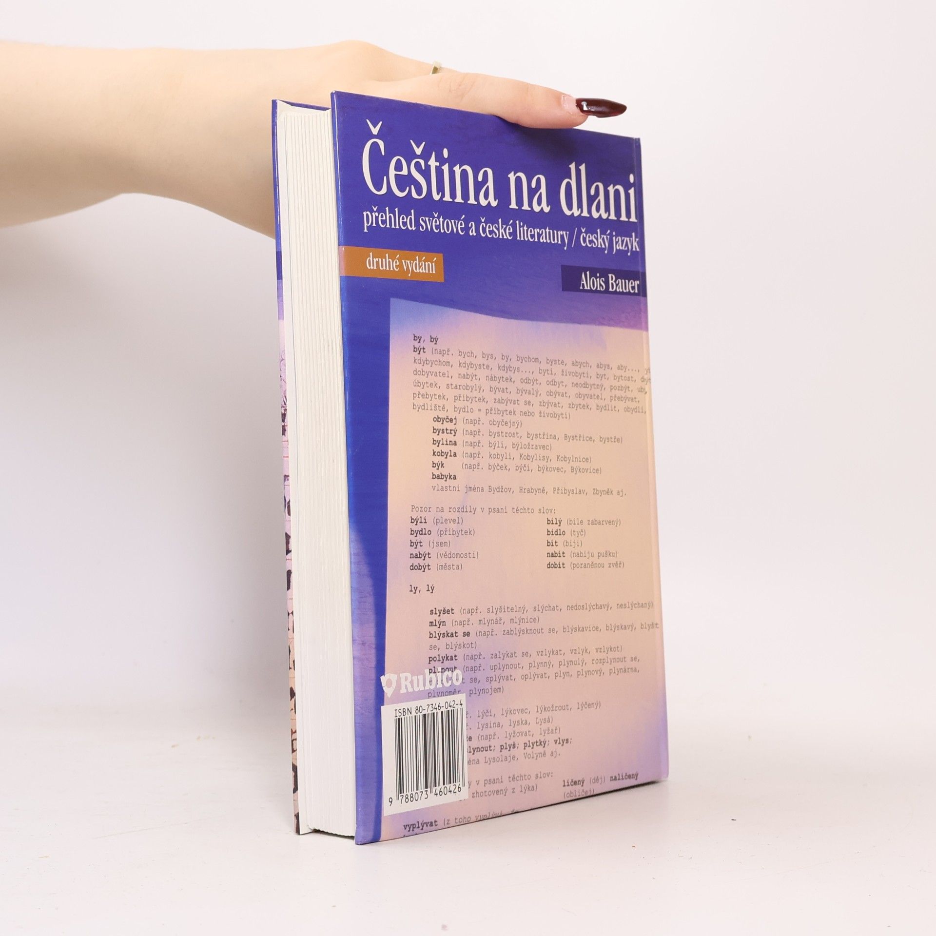 Alois Bauer Čeština na dlani. Přehled světové a české literatury