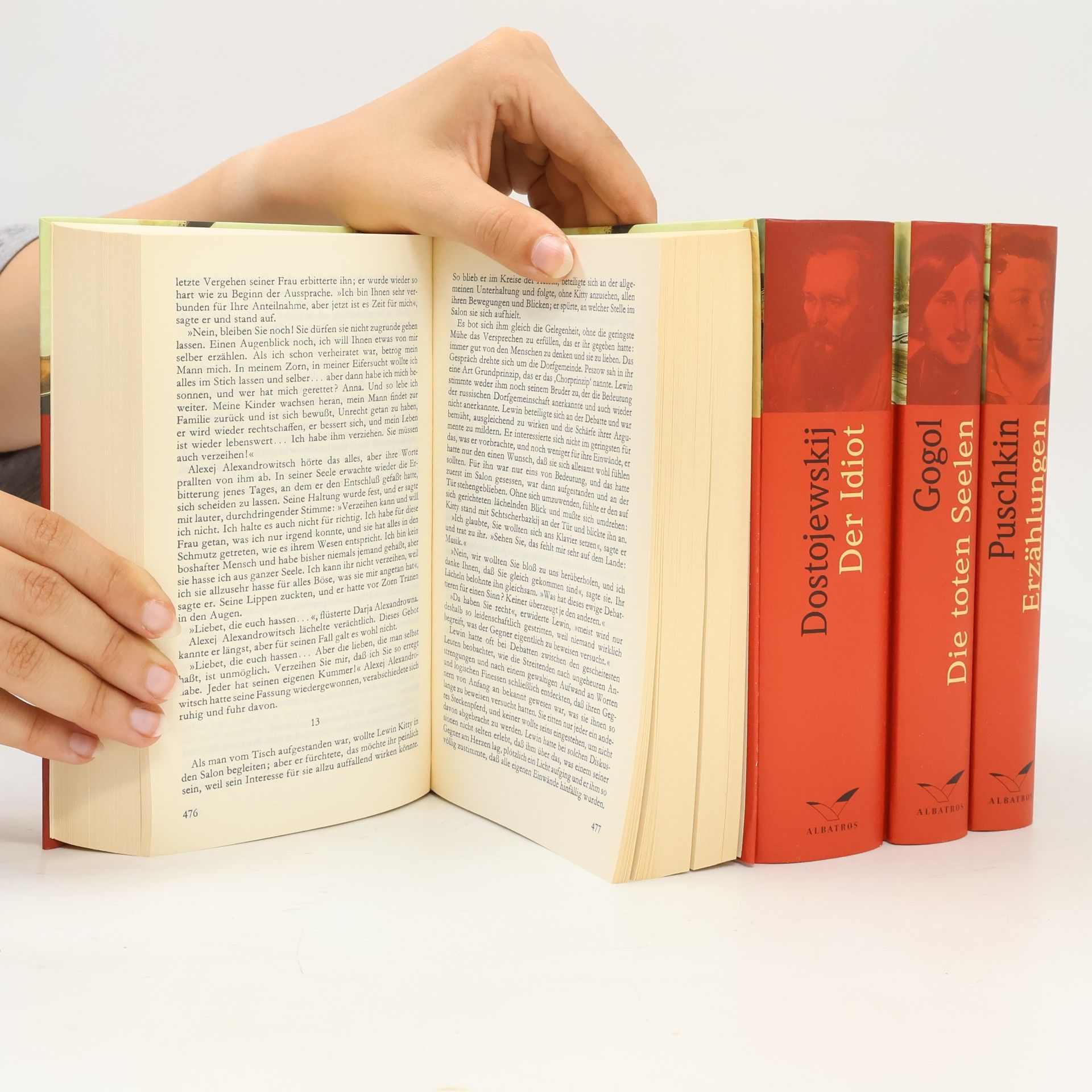 Fyodor Dostoyevsky Die russische Weltliteratur (Der Idiot, Anna Karenina, Erzahlungen, Die toten Seelen)