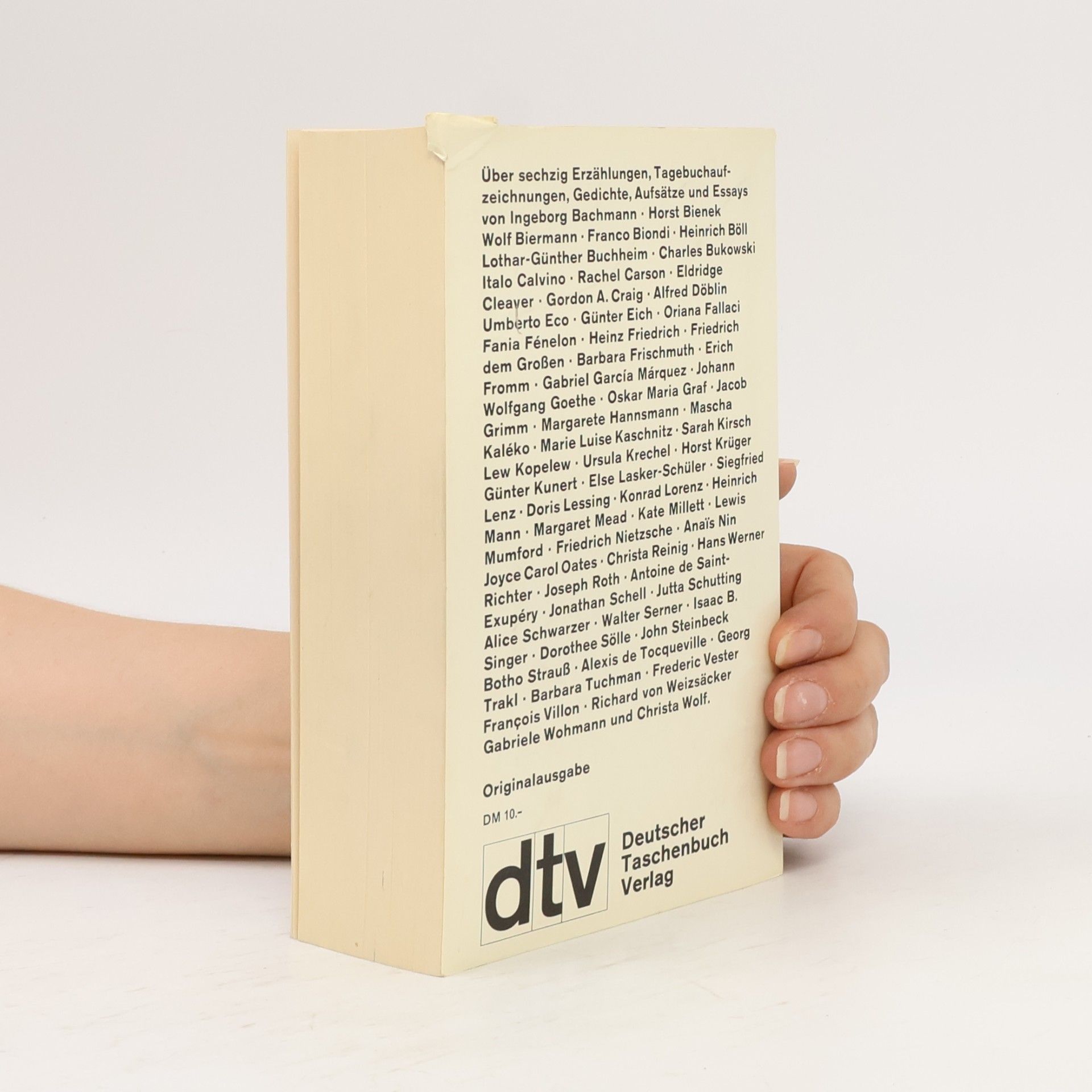 Werner Wolff Weißbuch : Verführung zum Lesen