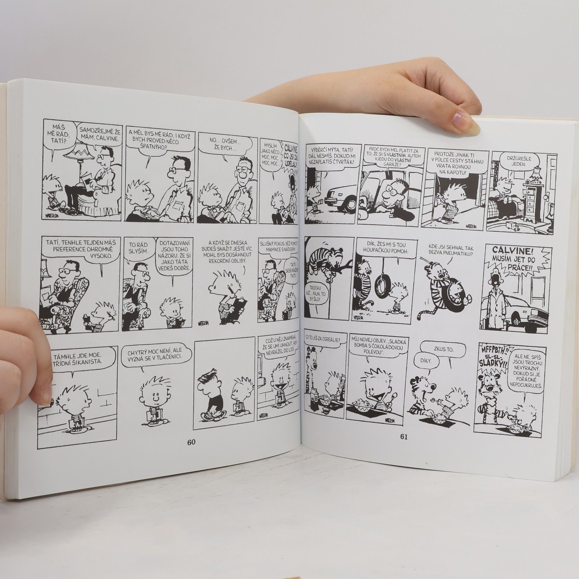 Bill Watterson Calvin a Hobbes