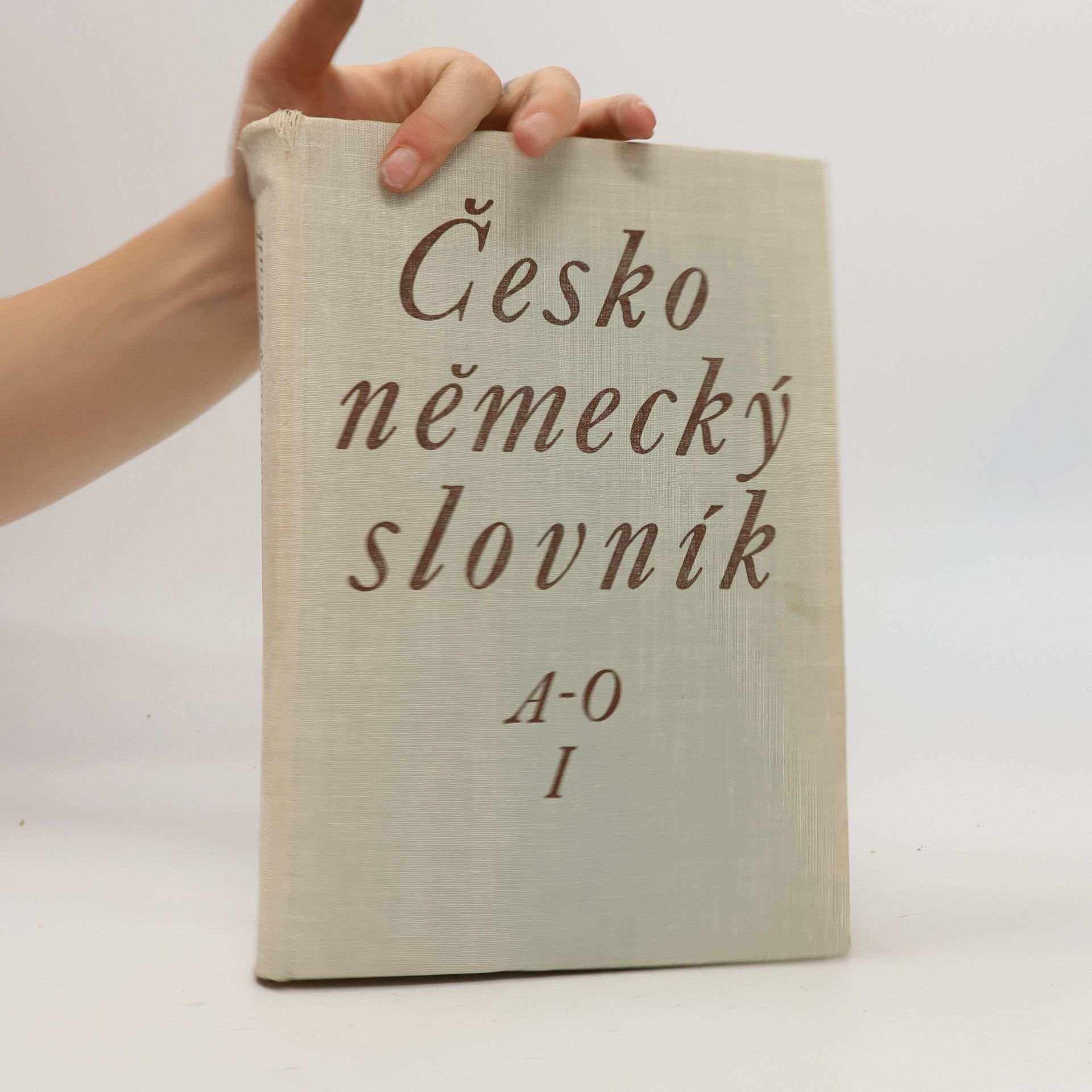 Hugo Siebenschein Česko-německý slovník I. A-O