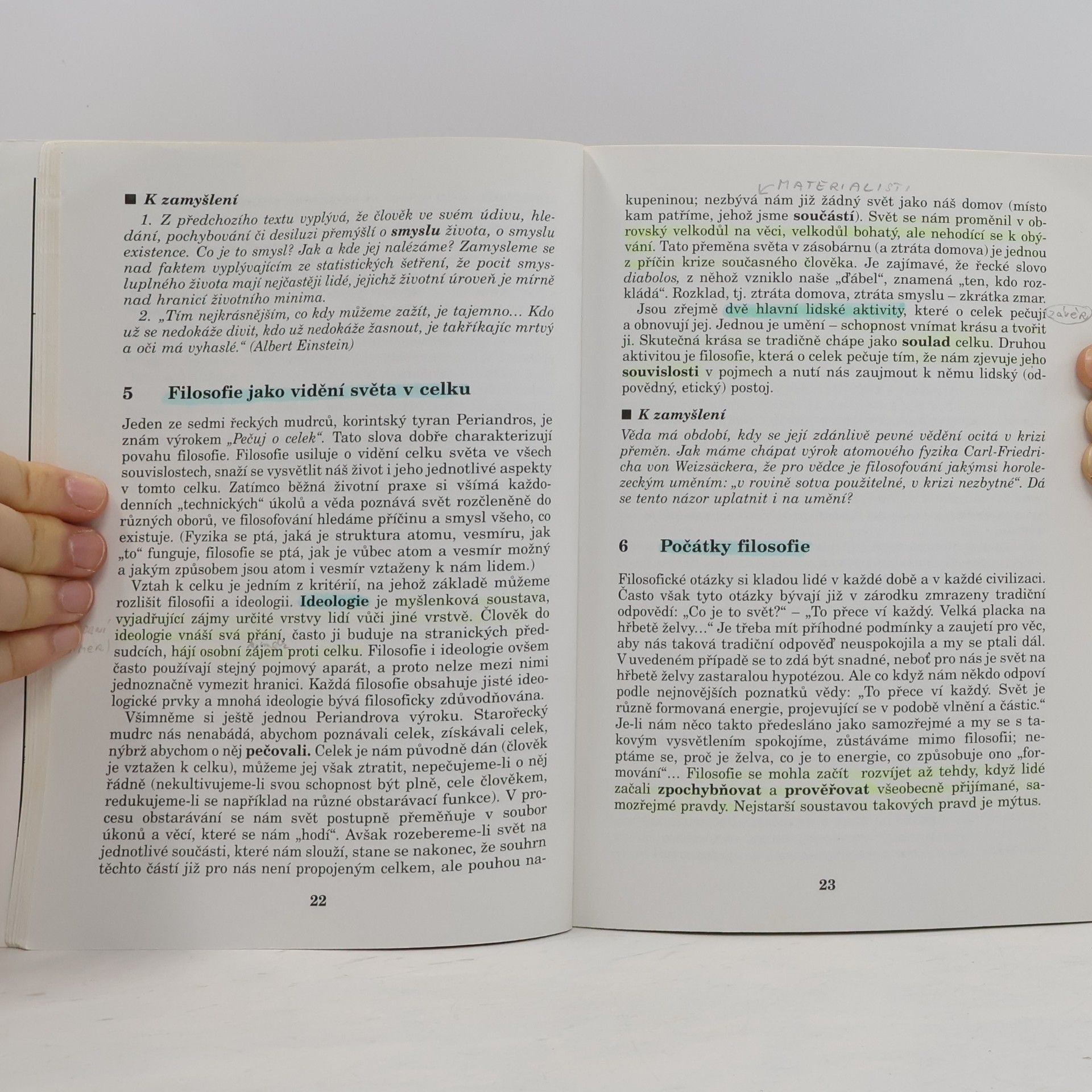 Lenka Adamová Základy filosofie, etiky: Základy společenských věd: Pro střední školy