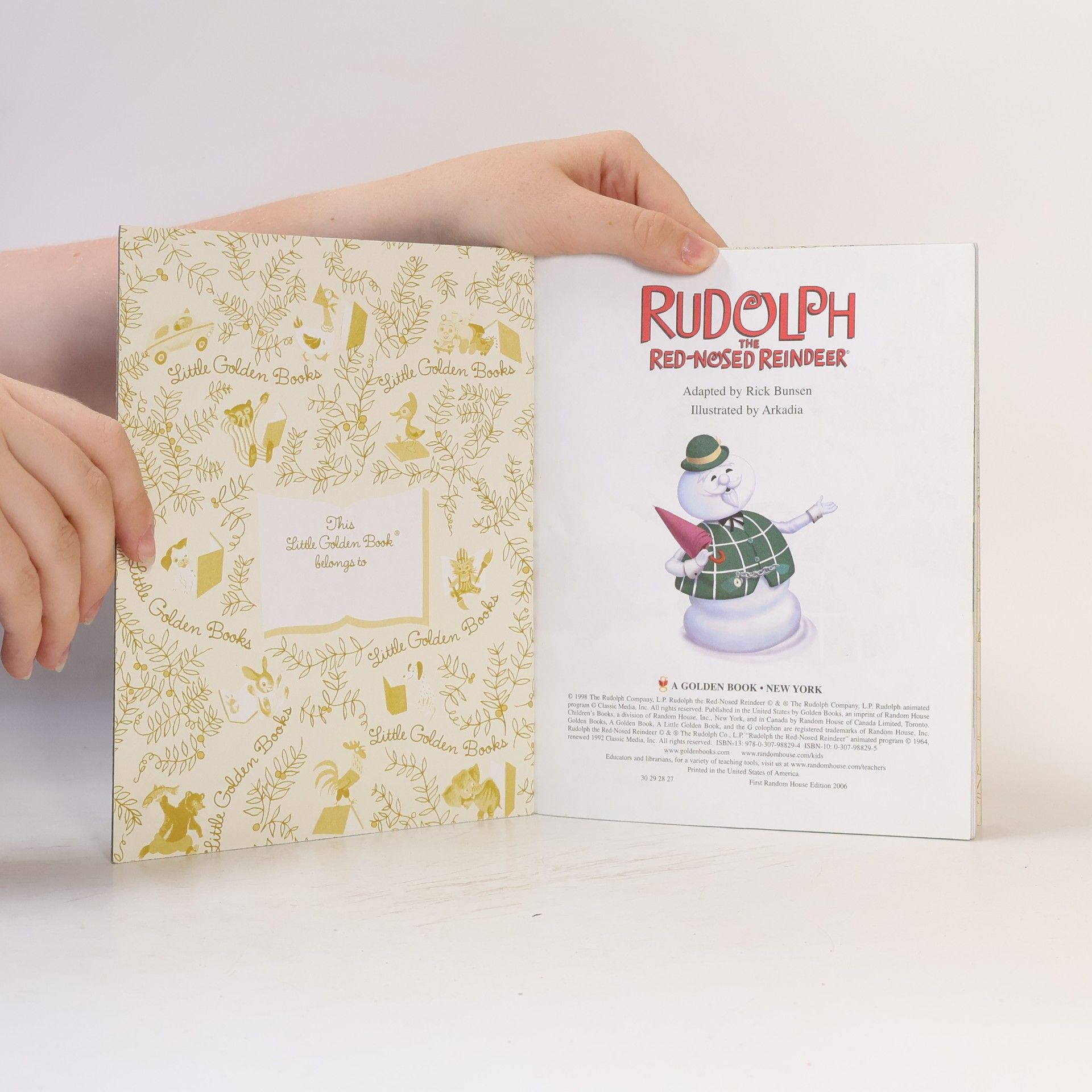 Arkadia Illustration Ltd. Little Golden Books: Rudolph the Red-Nosed Reindeer