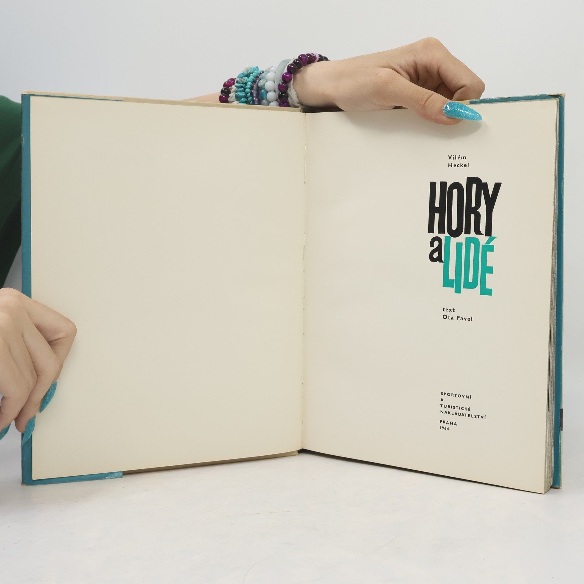 Vilém Heckel Hory a lidé