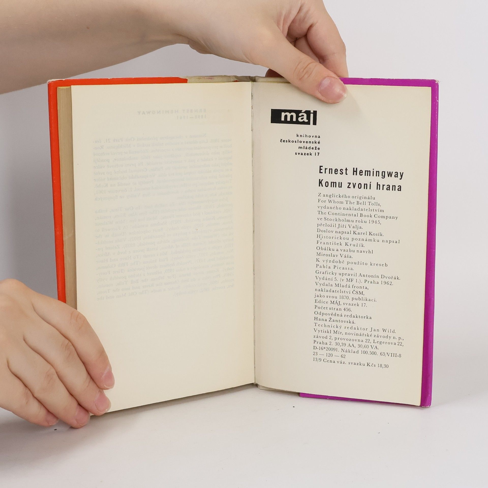 Ernest Hemingway Komu zvoní hrana