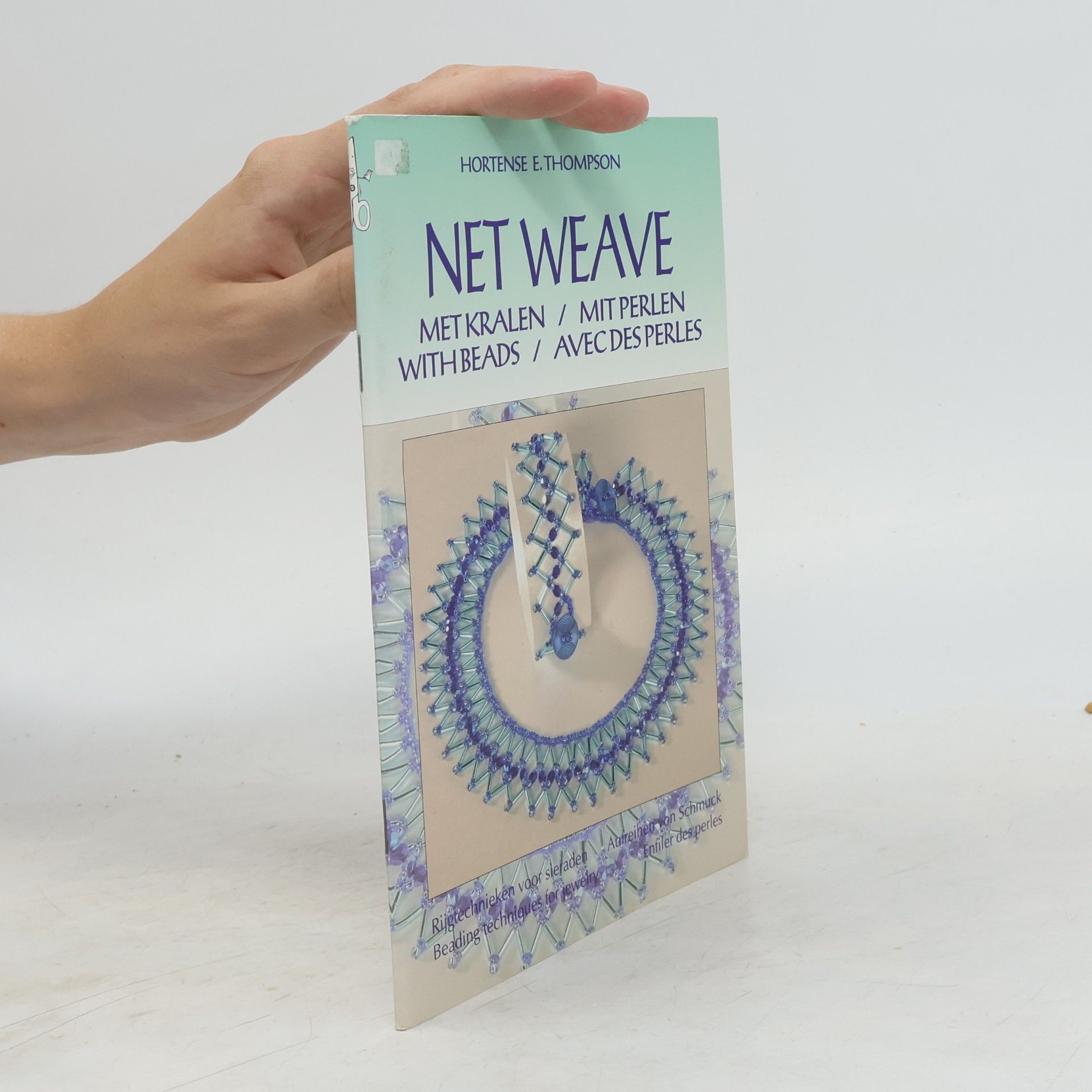 Net Weave met kralen, mit Perlen, with beads & avec des perles