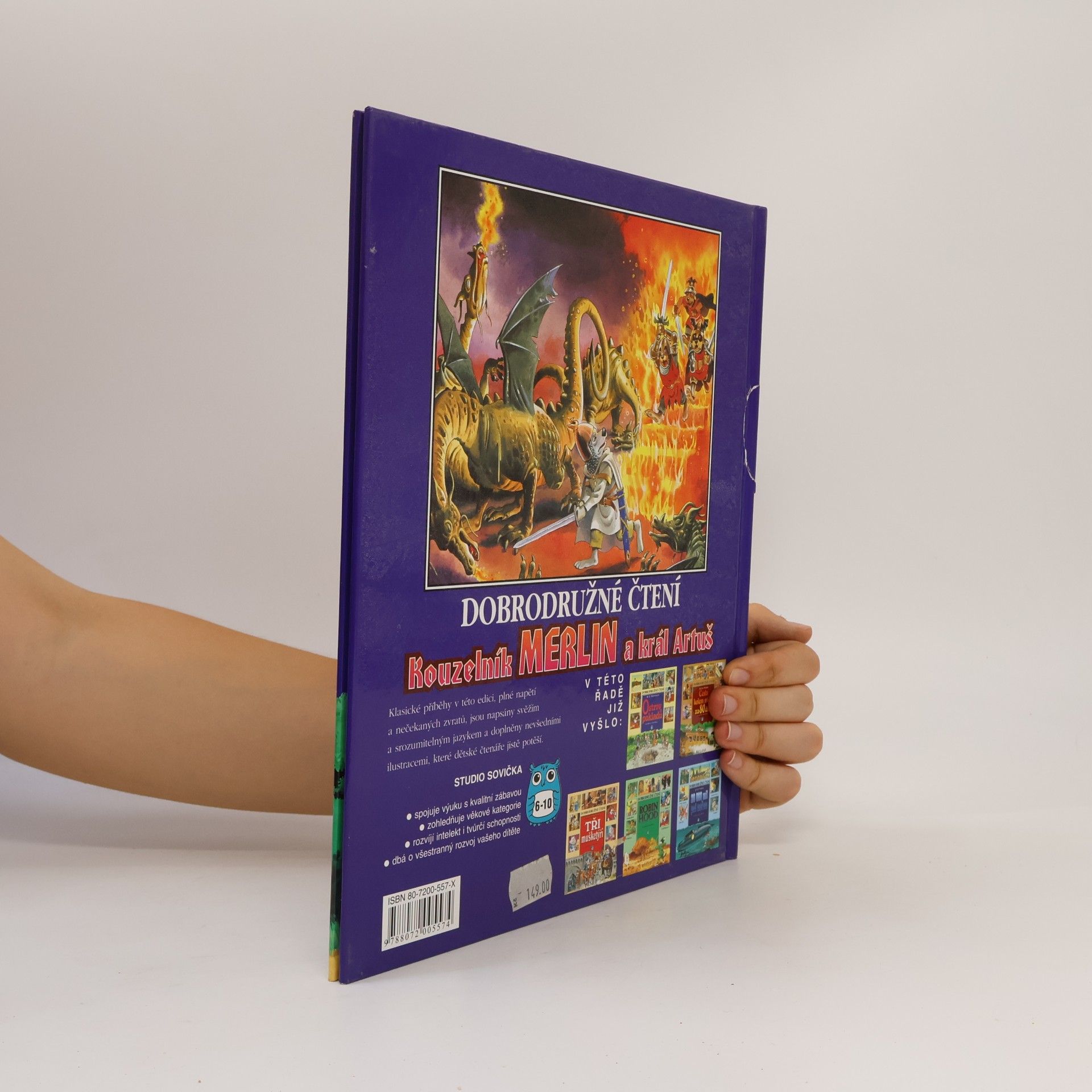 Various authors Kouzelník Merlin a král Artuš (převyprávění)