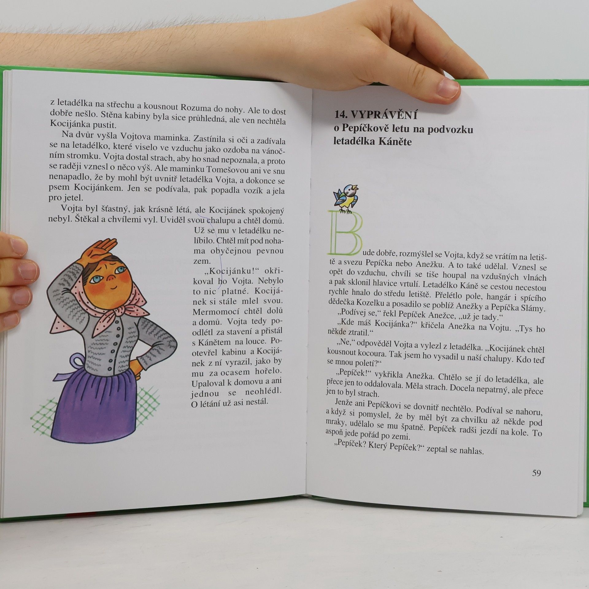 Bohumil Říha O letadélku Káněti