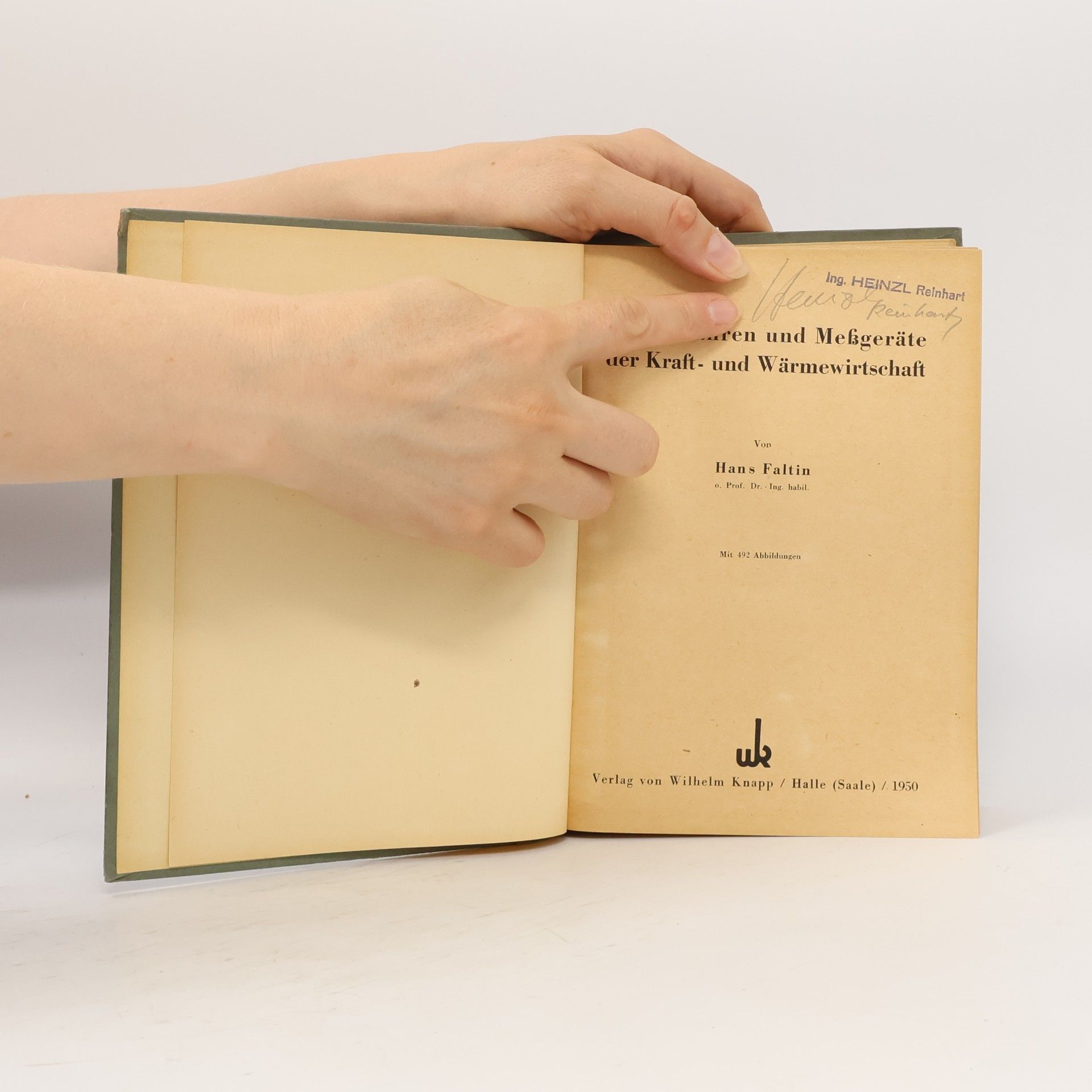 Hans Faltin Meßverfahren und Meßgeräte der Kraft- und Wärmewirtschaft