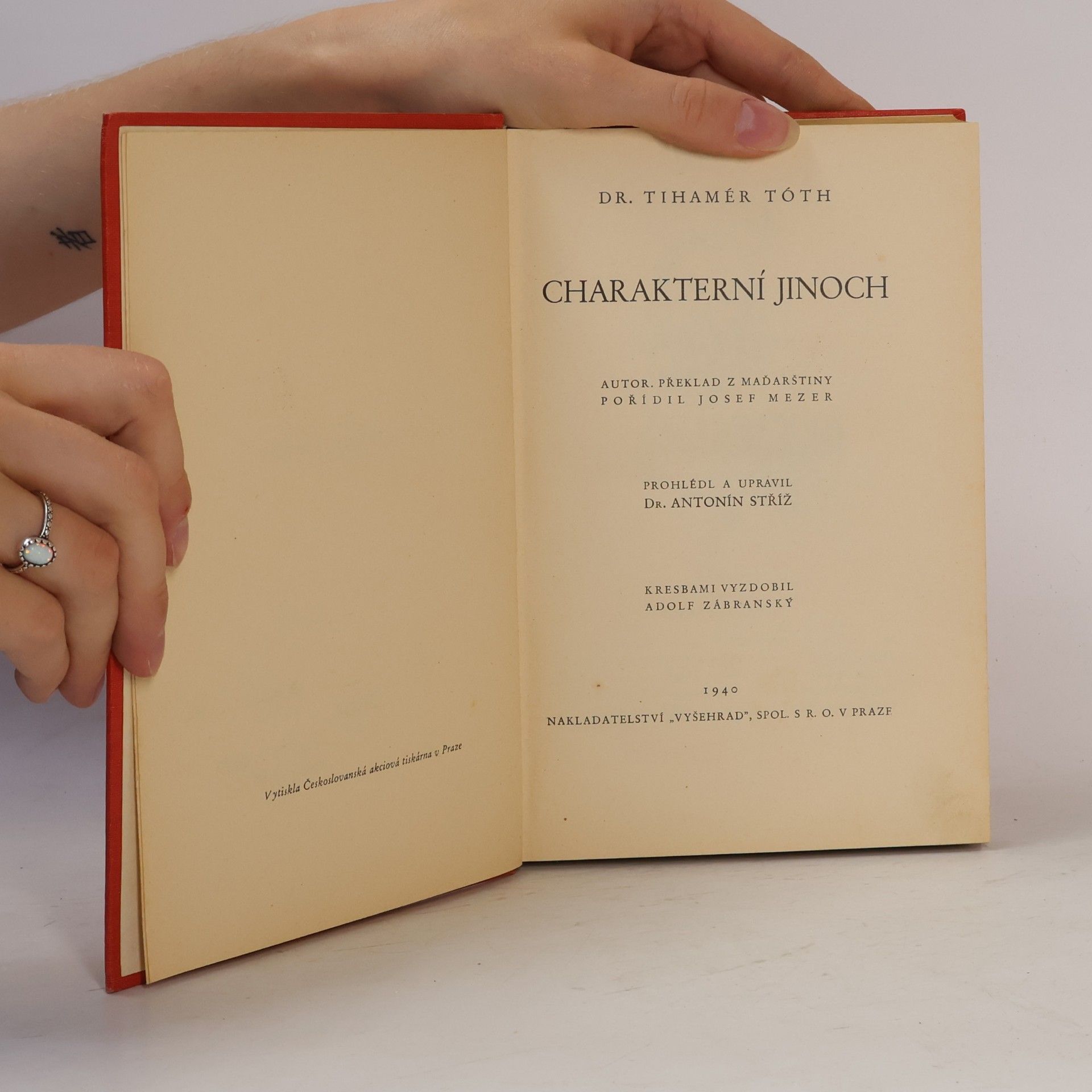 Tóth Tihamér Charakterní jinoch