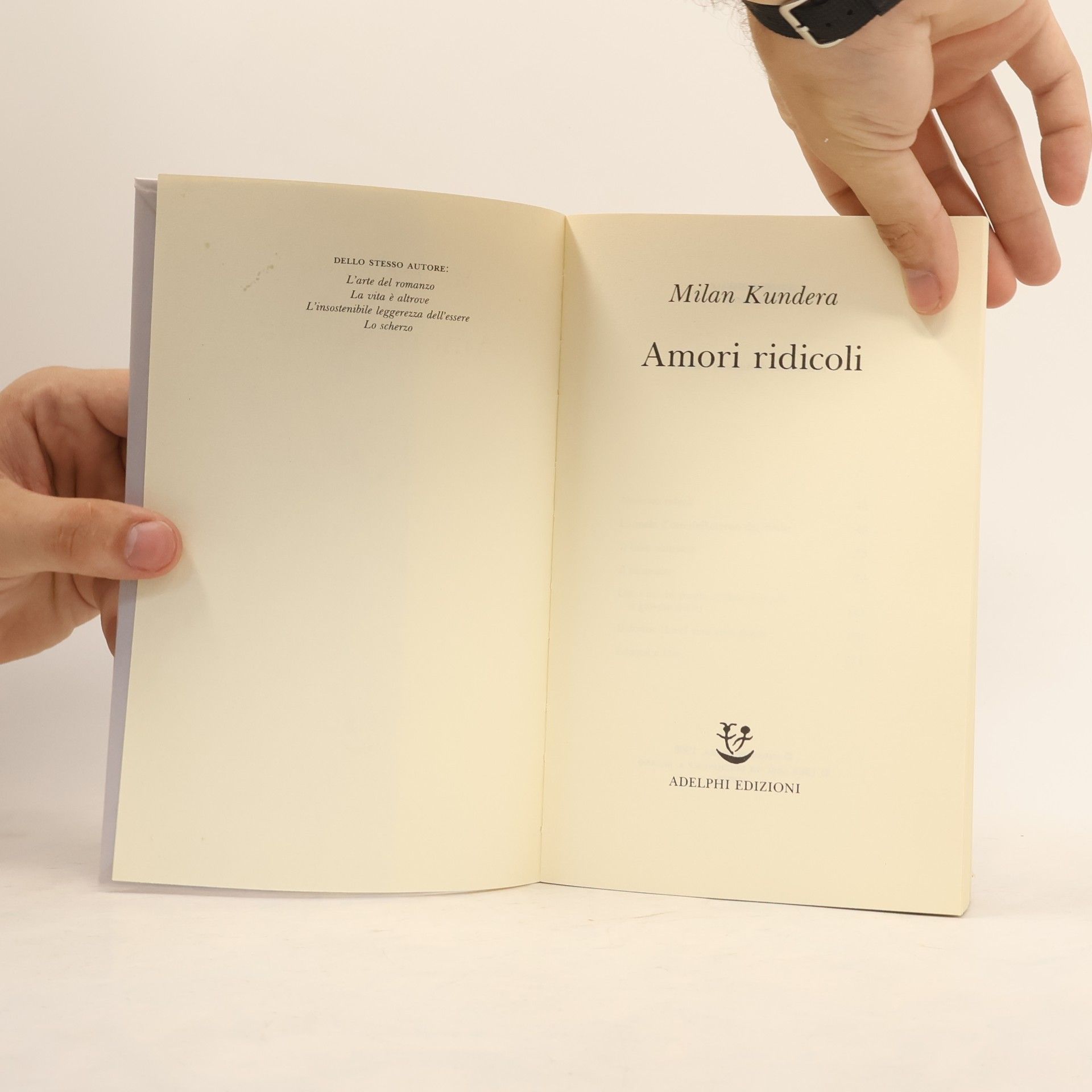 Milan Kundera Amori ridicoli