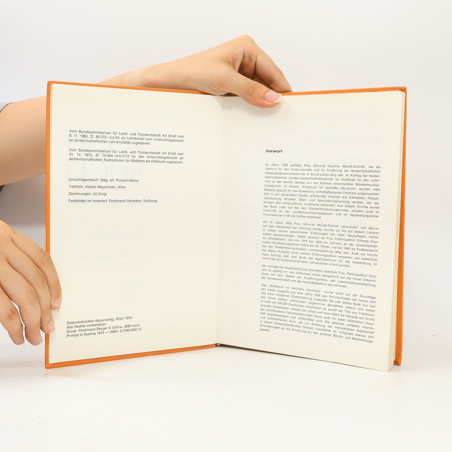 Karoline Meindl-Dietrich Kochbuch für ländliche Haushalte
