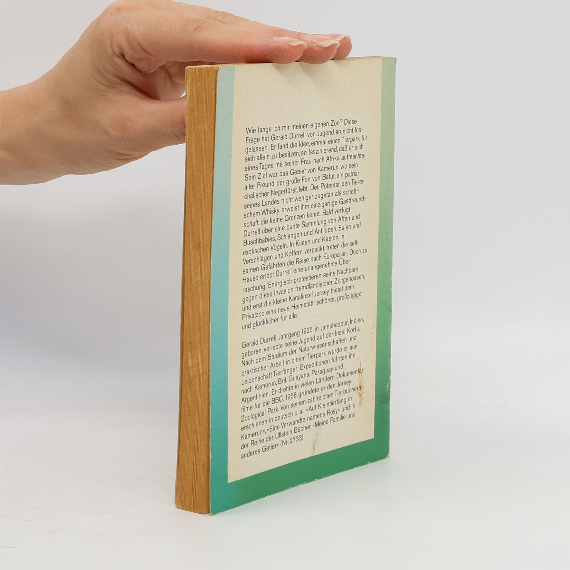 Gerald Durrell Ein Koffer voller Tiere