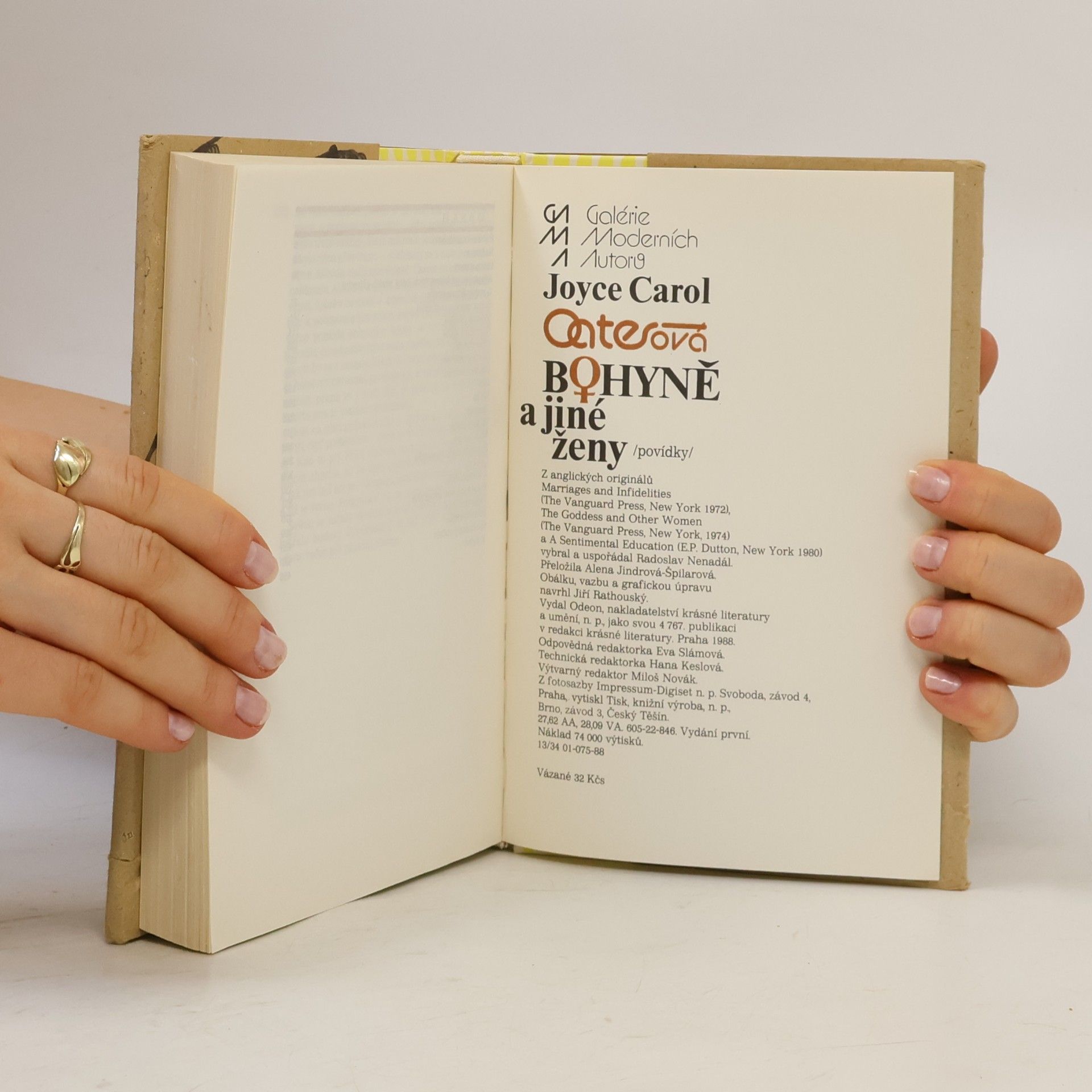 Joyce Carol Oates Bohyně a jiné ženy
