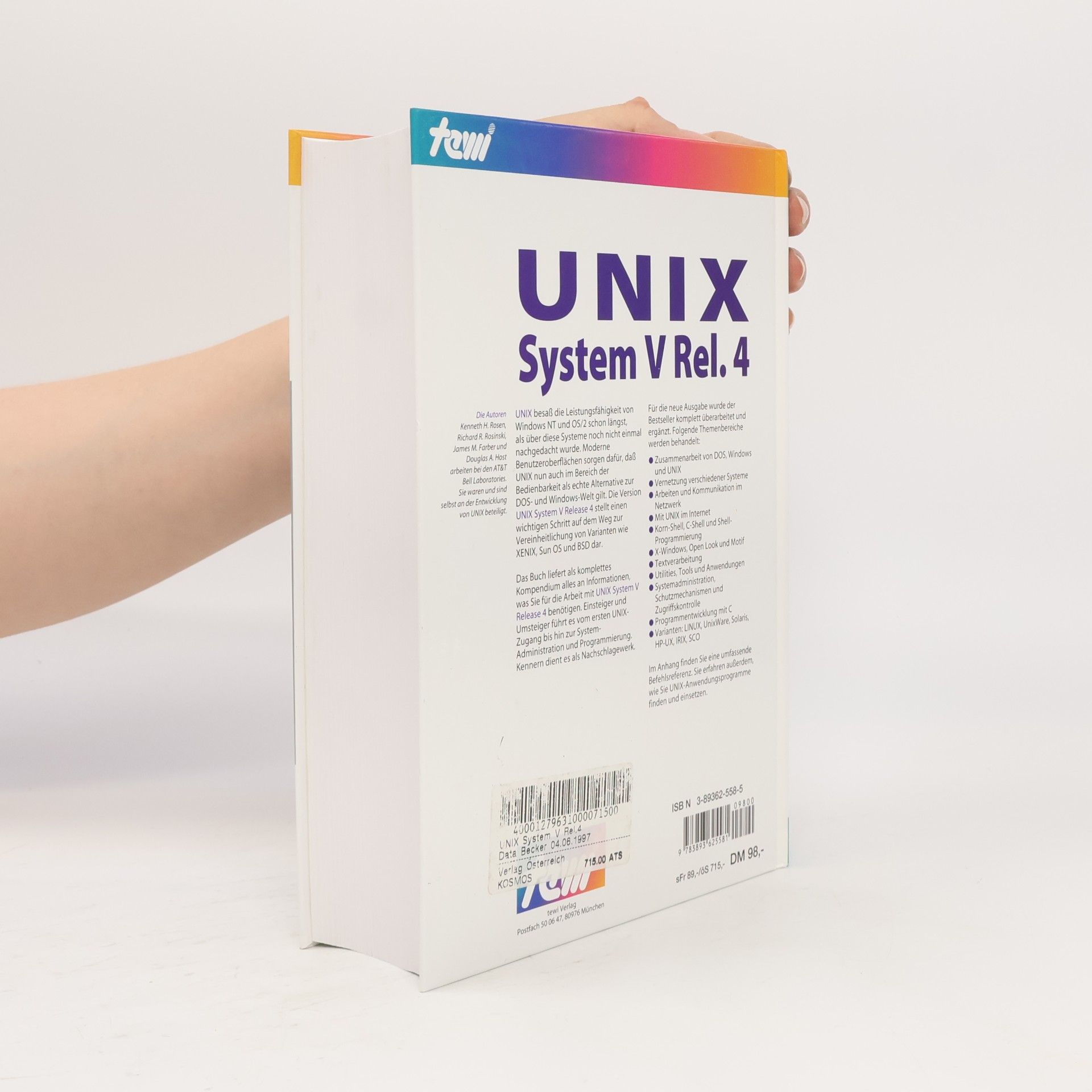 Kenneth H. Rosen UNIX V Release 4