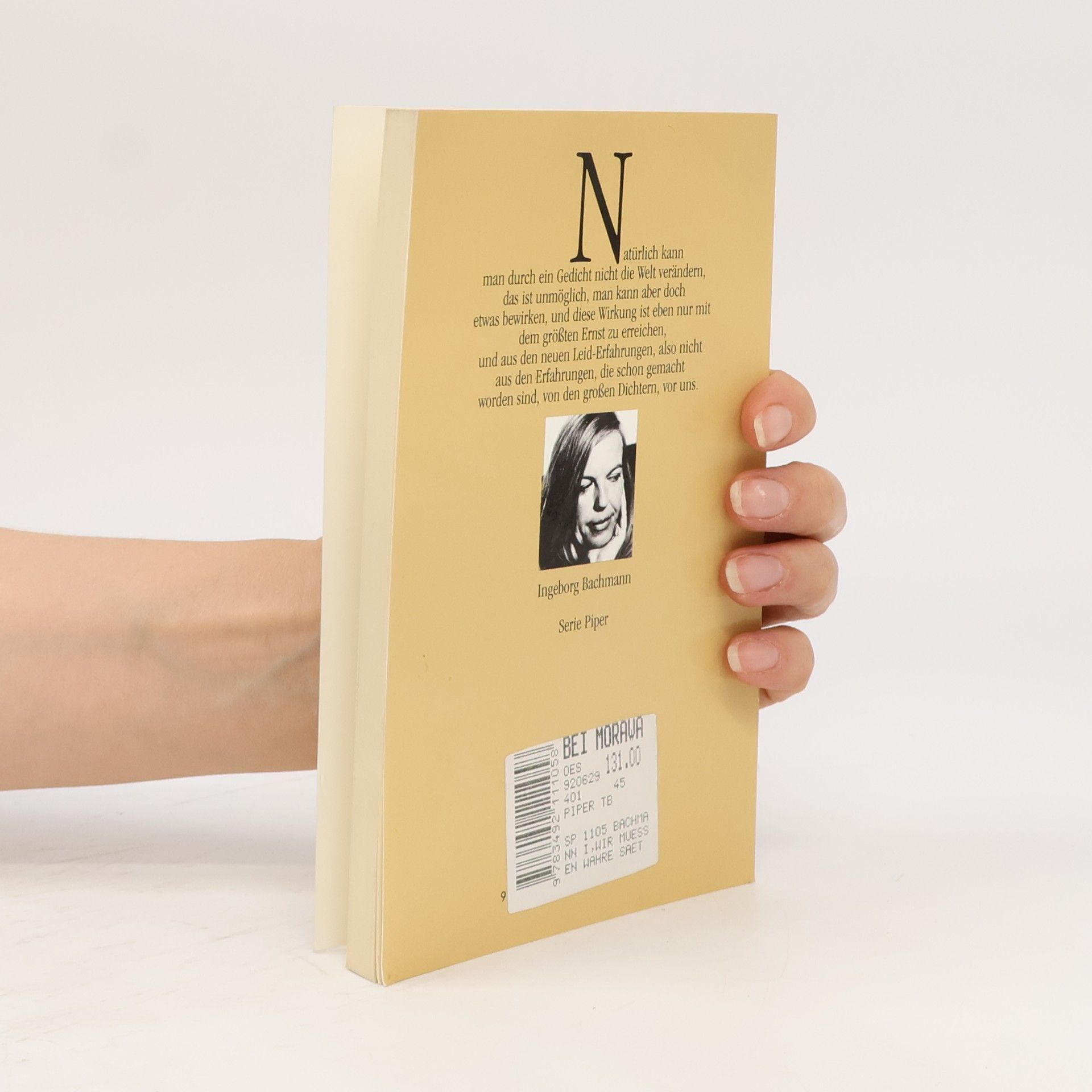 Ingeborg Bachmann Wir müssen wahre Sätze finden