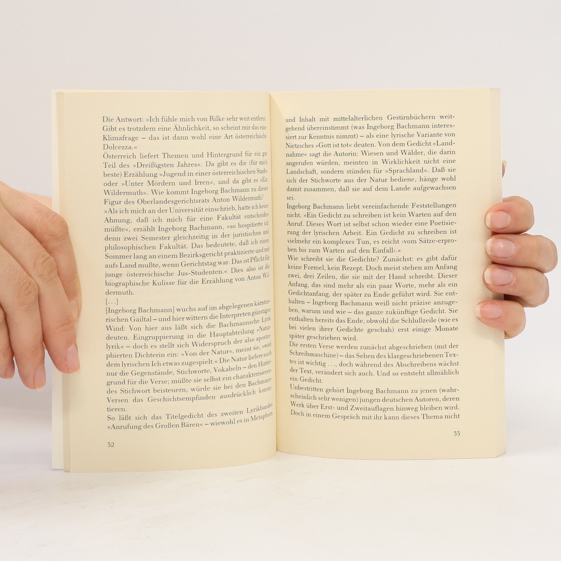 Ingeborg Bachmann Wir müssen wahre Sätze finden