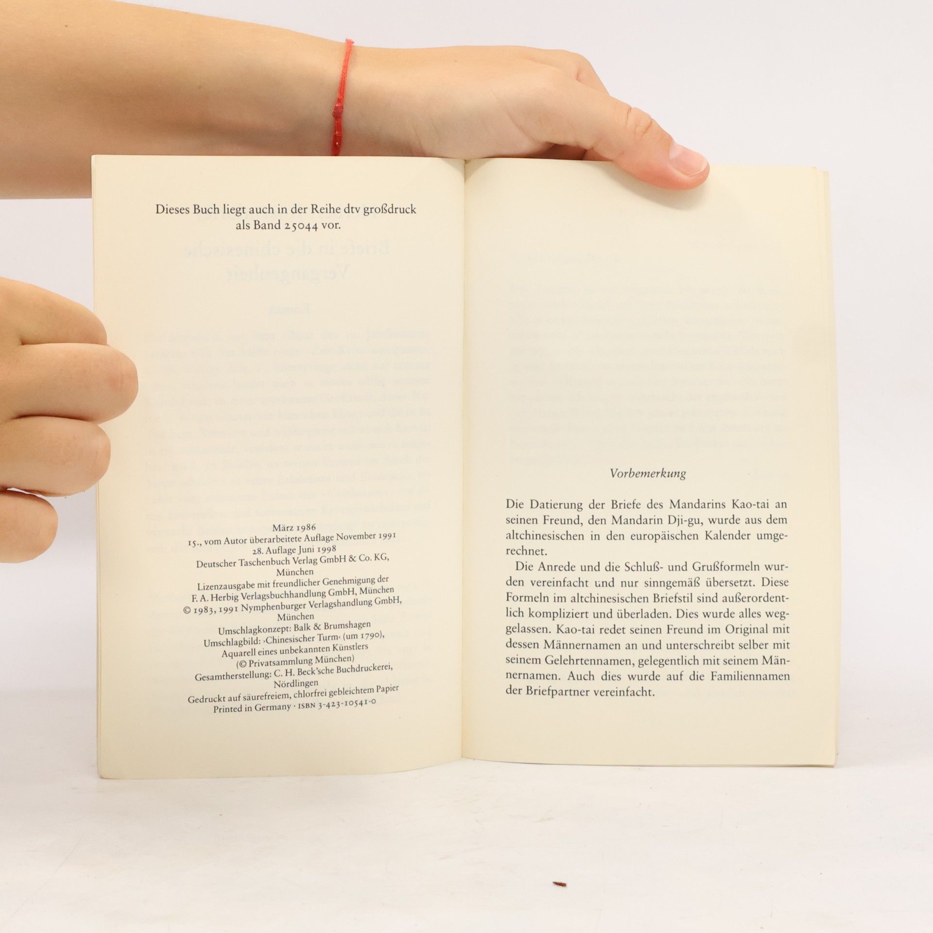 Herbert Rosendorfer Briefe in die chinesische Vergangenheit