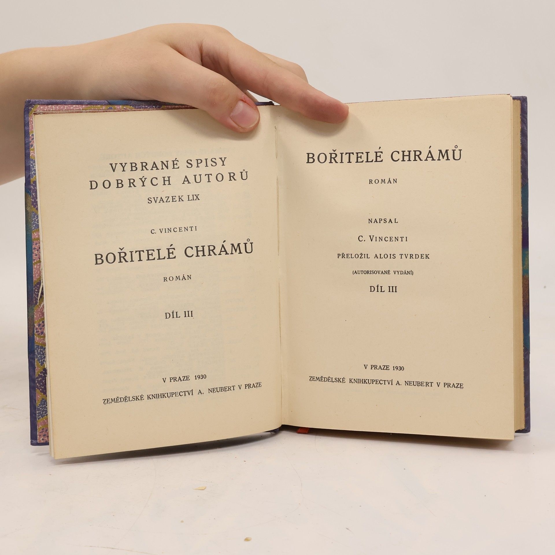 C. Vincenti Bořitelé chrámů III.