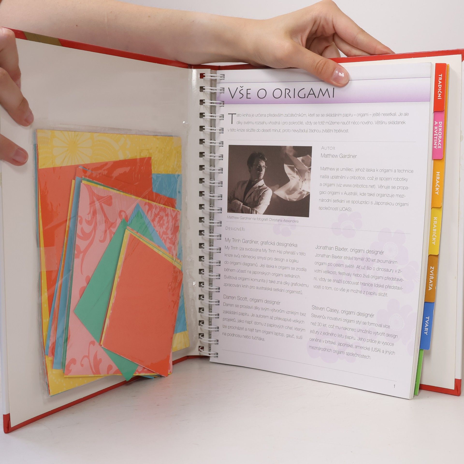 Matthew Gardiner Velká kniha origami