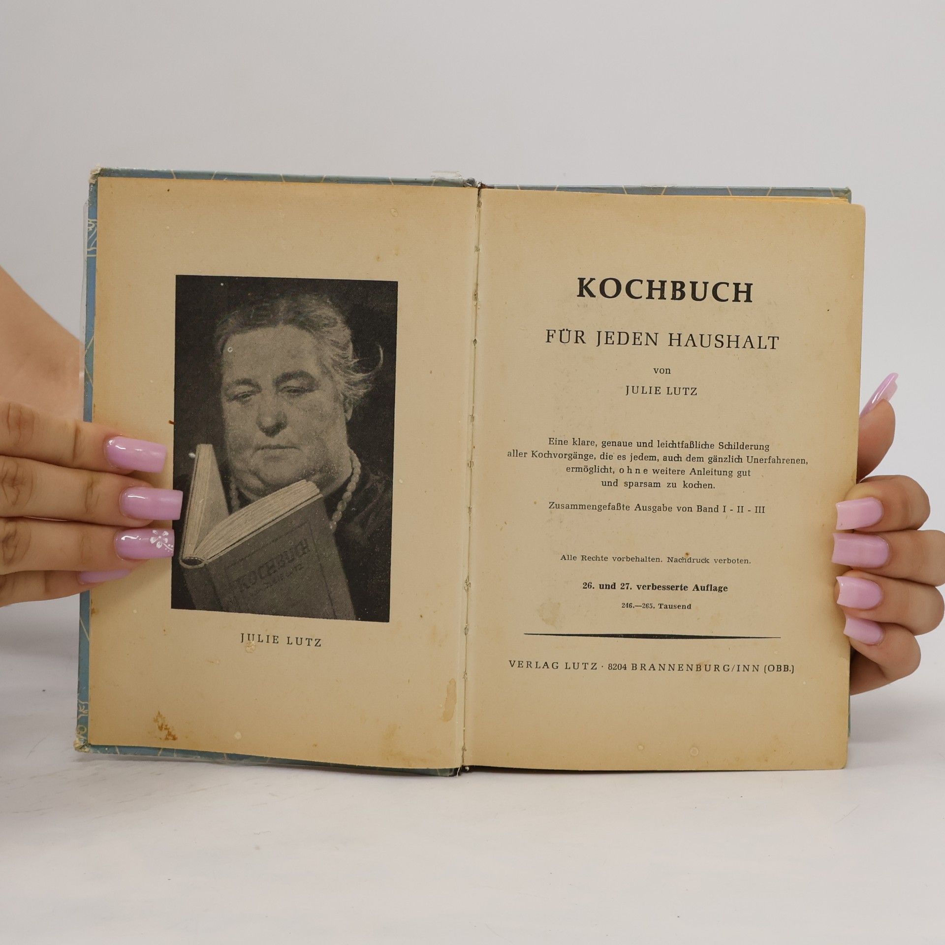 Julie Lutz Kochbuch für jeden Haushalt