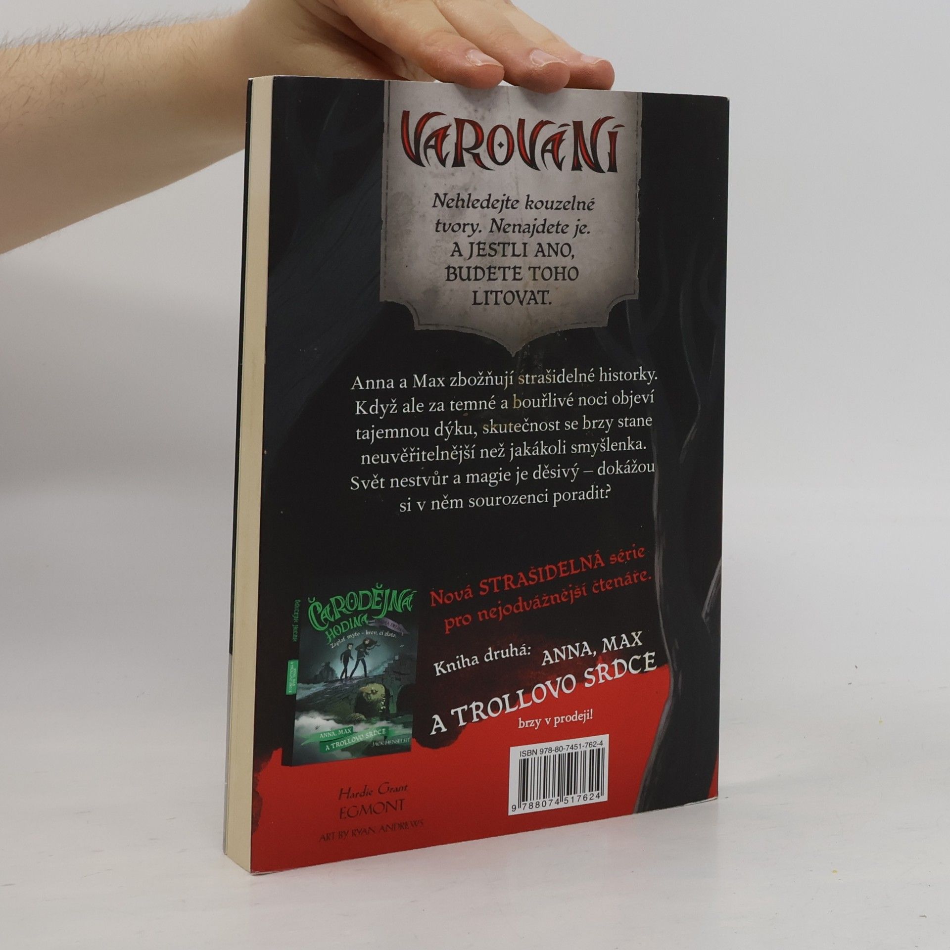 Jack Henseleit Čarodějná hodina. Kniha první, Anna, Max a upíří dýka