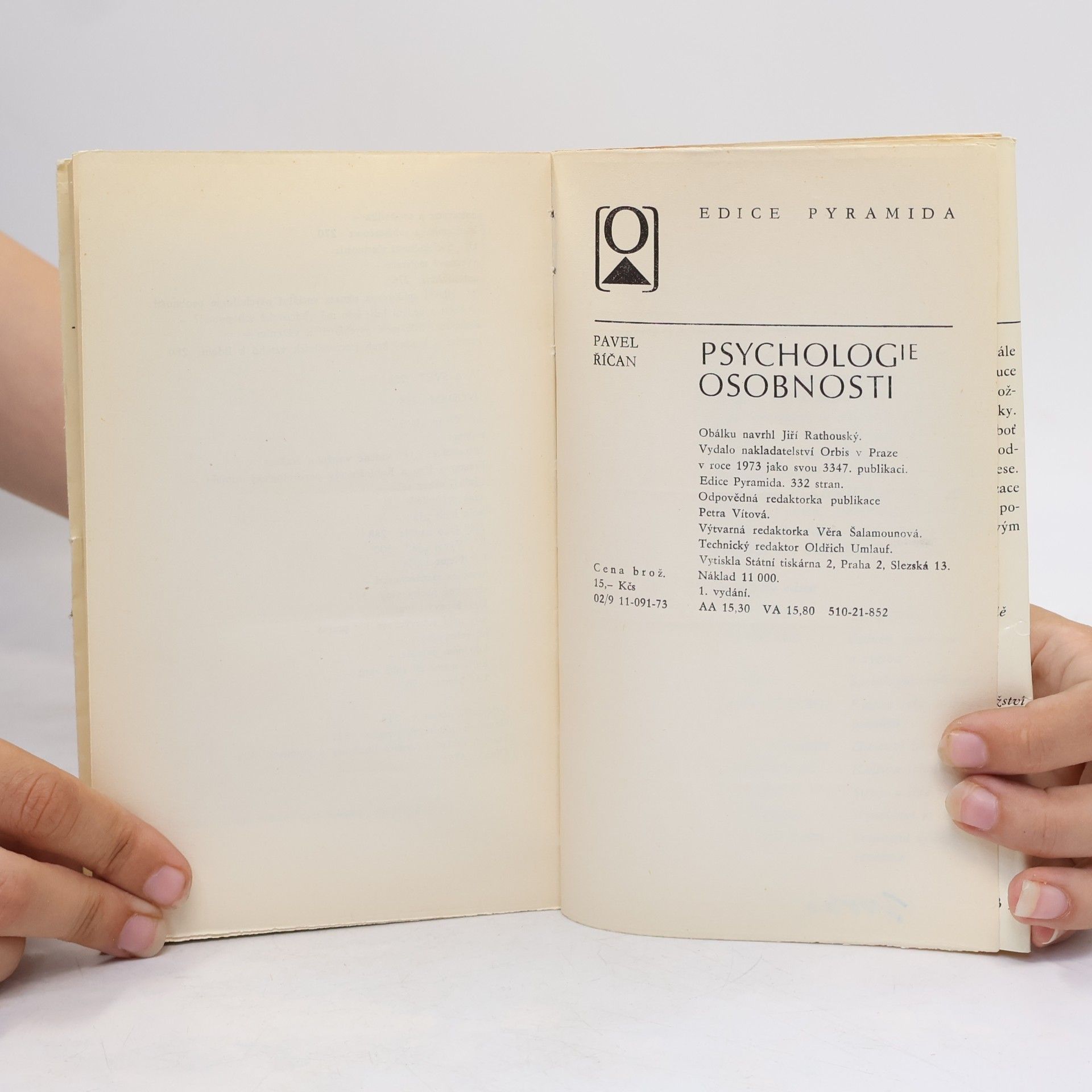 Pavel Říčan Psychologie osobnosti