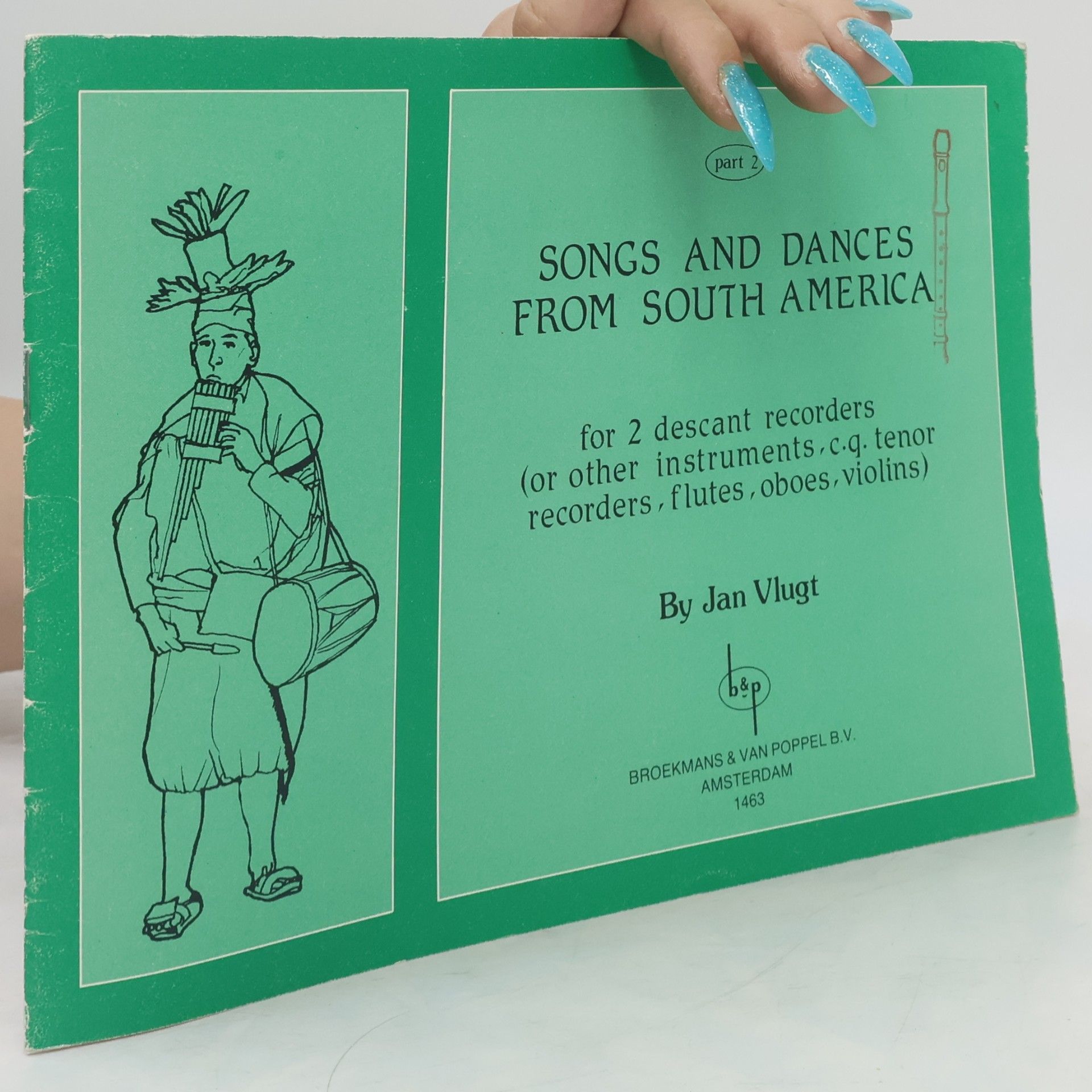 Songs And Dances South America For 2 Descant Recorders Part 2