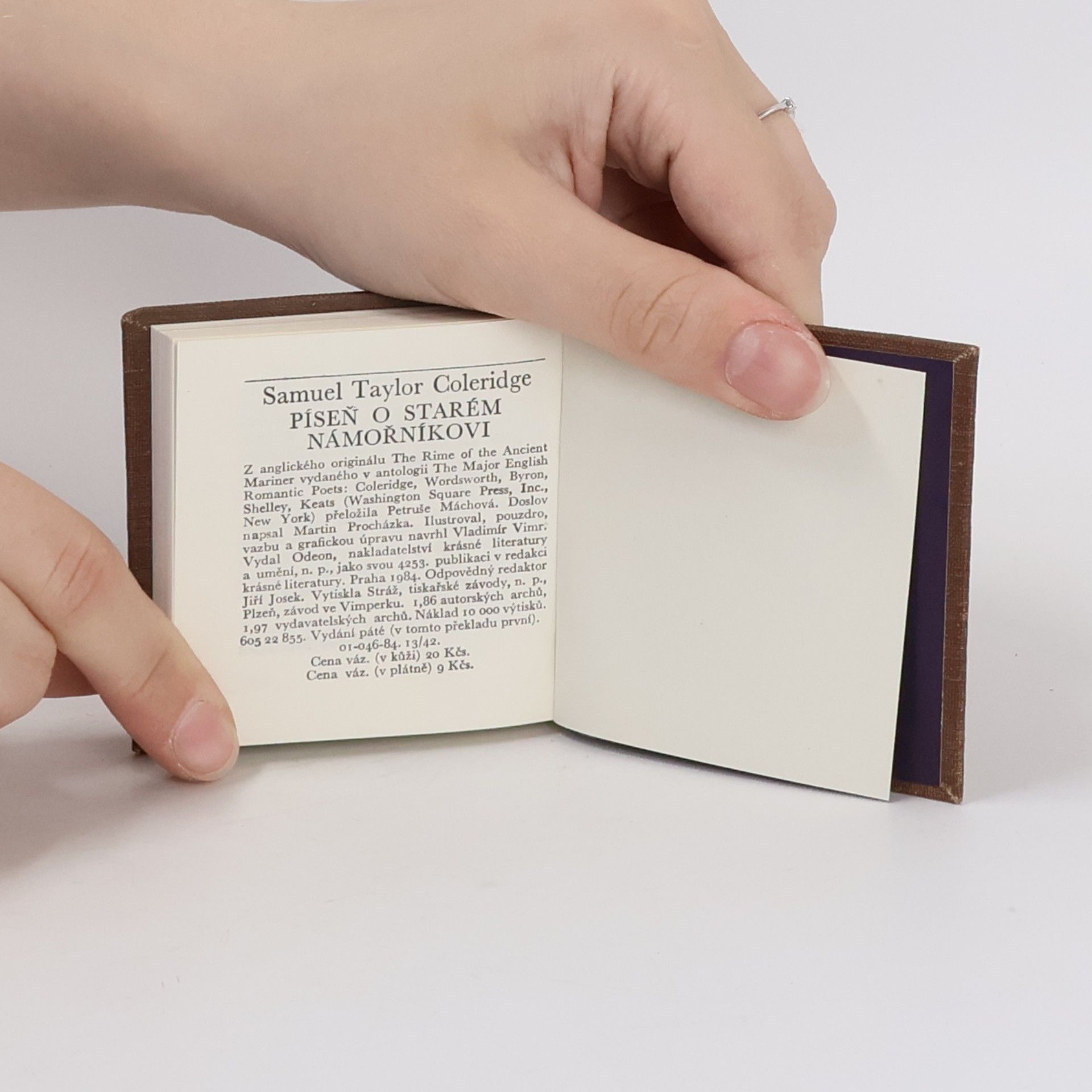 Samuel Taylor Coleridge Píseň o starém námořníkovi