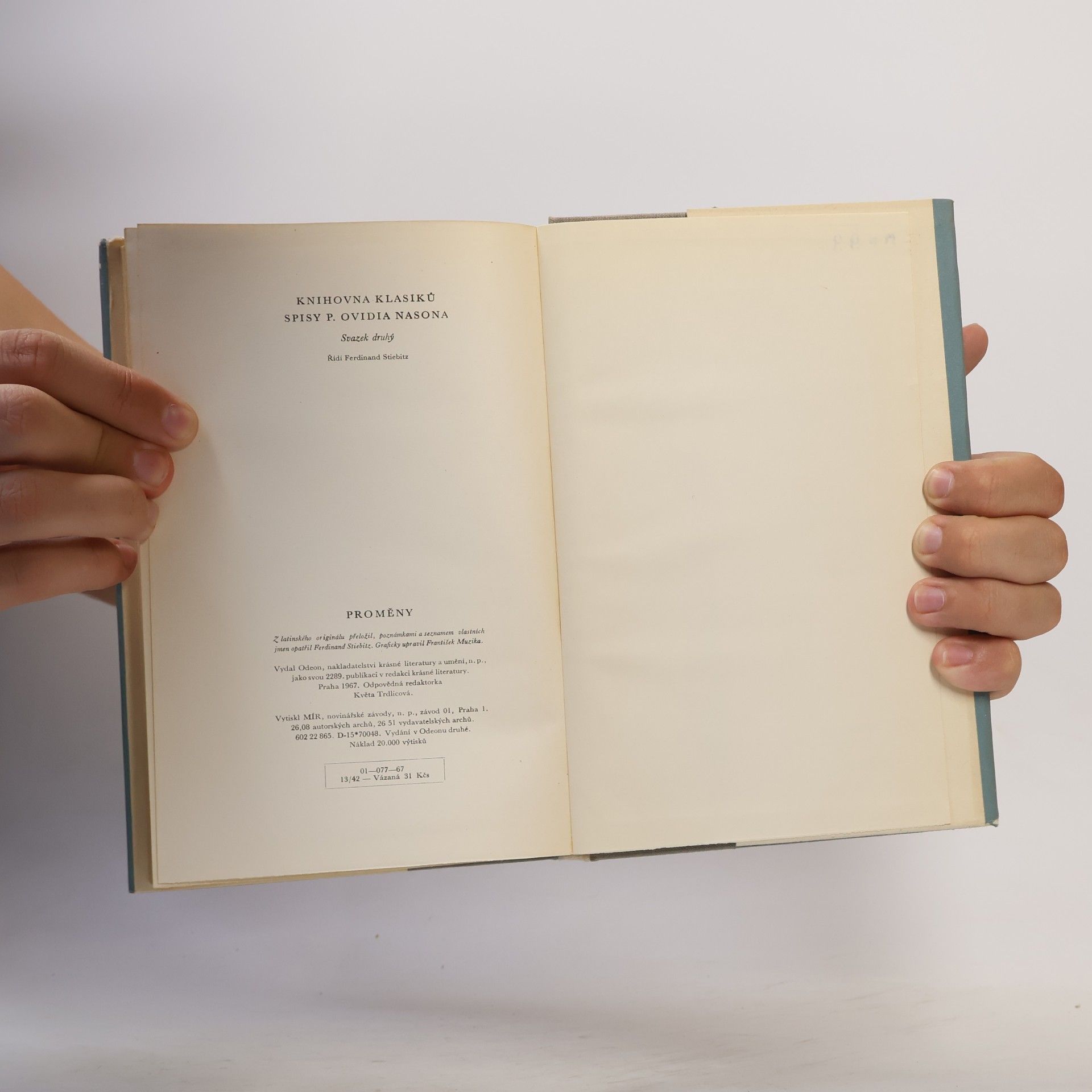 Publius Ovidius Naso Proměny