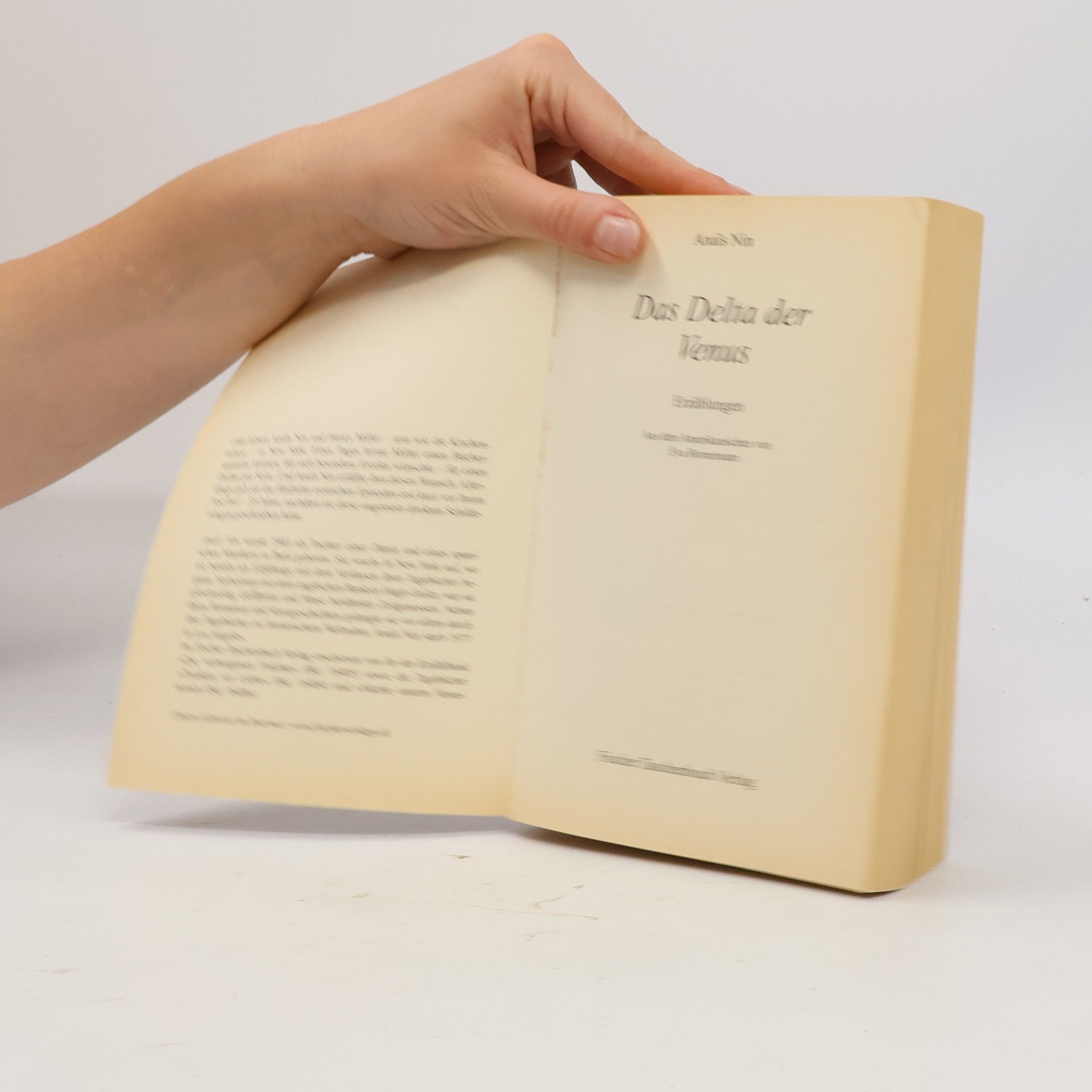 Anaïs Nin Das Delta der Venus