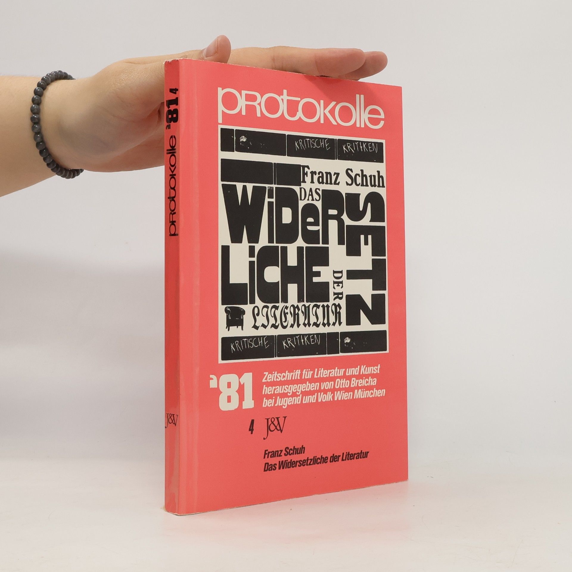 Franz Schuh Das Widersetzliche der Literatur