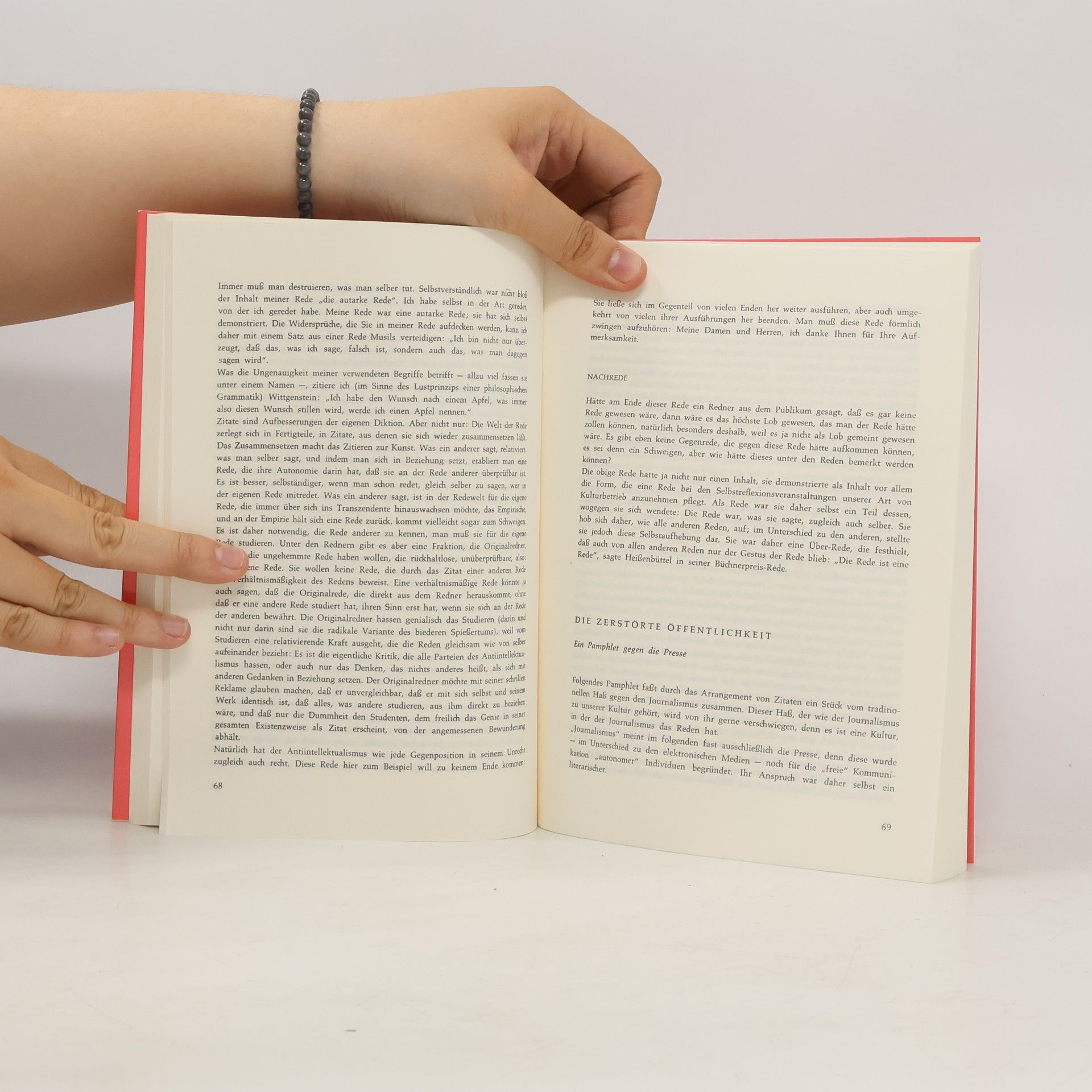 Franz Schuh Das Widersetzliche der Literatur