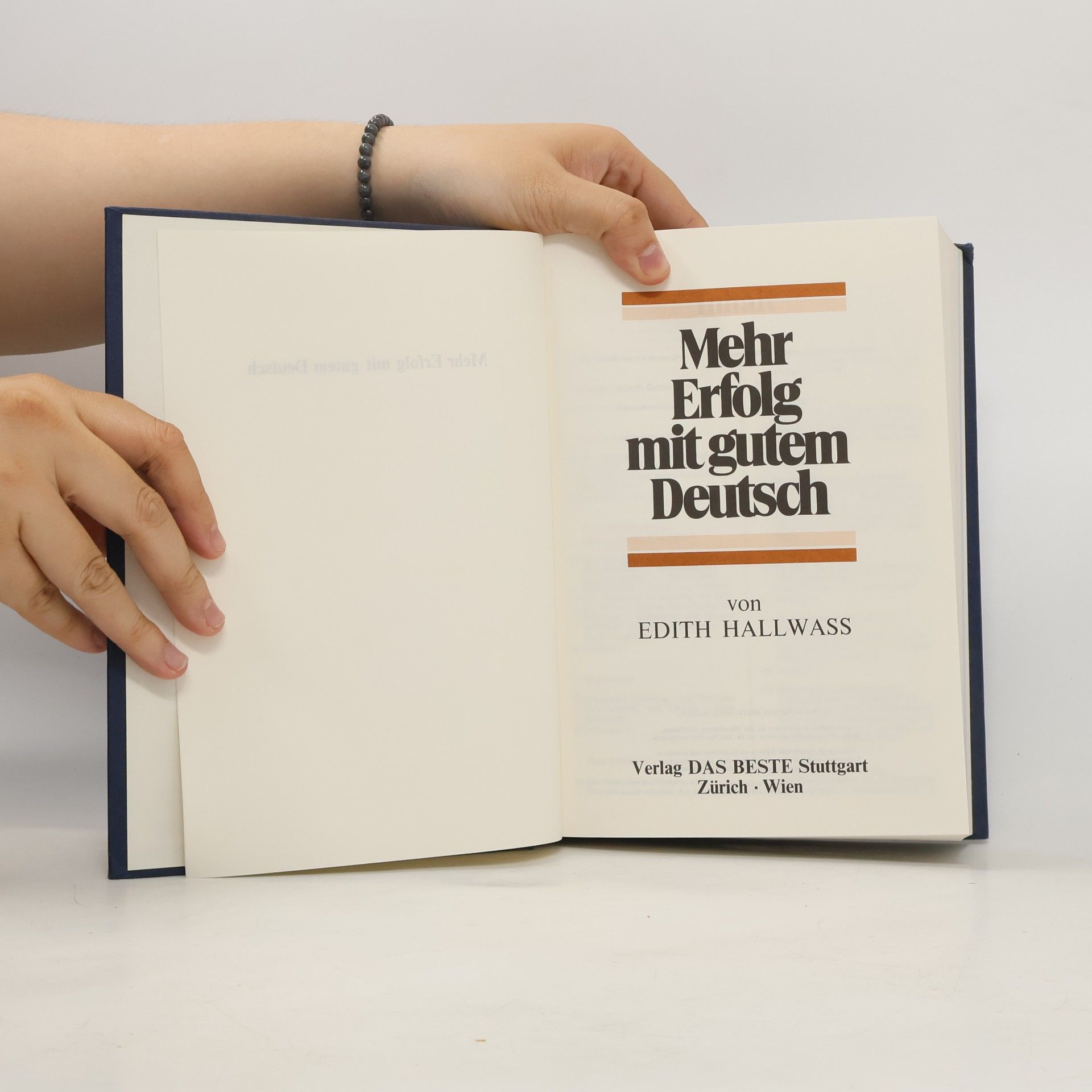Edith Hallwass Mehr Erfolg mit gutem Deutsch