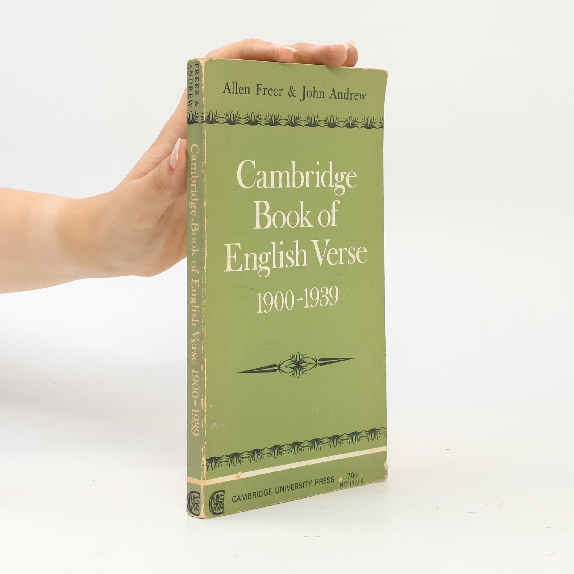 Allen Freer Cambridge Book of English Verse 1900–1939