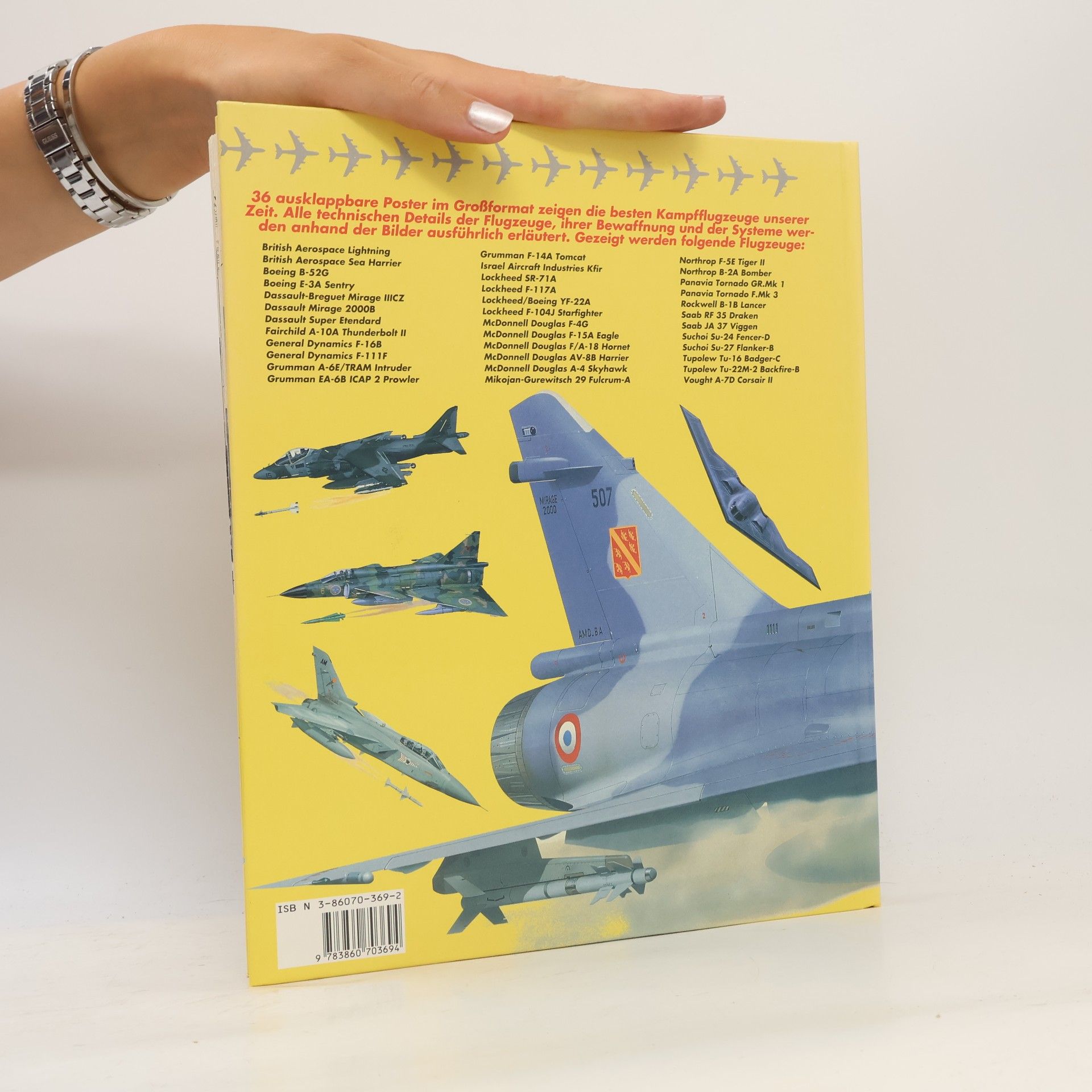 Dieter Krumbach Das Super-Posterbuch der bedeutendsten Kampfflugzeuge