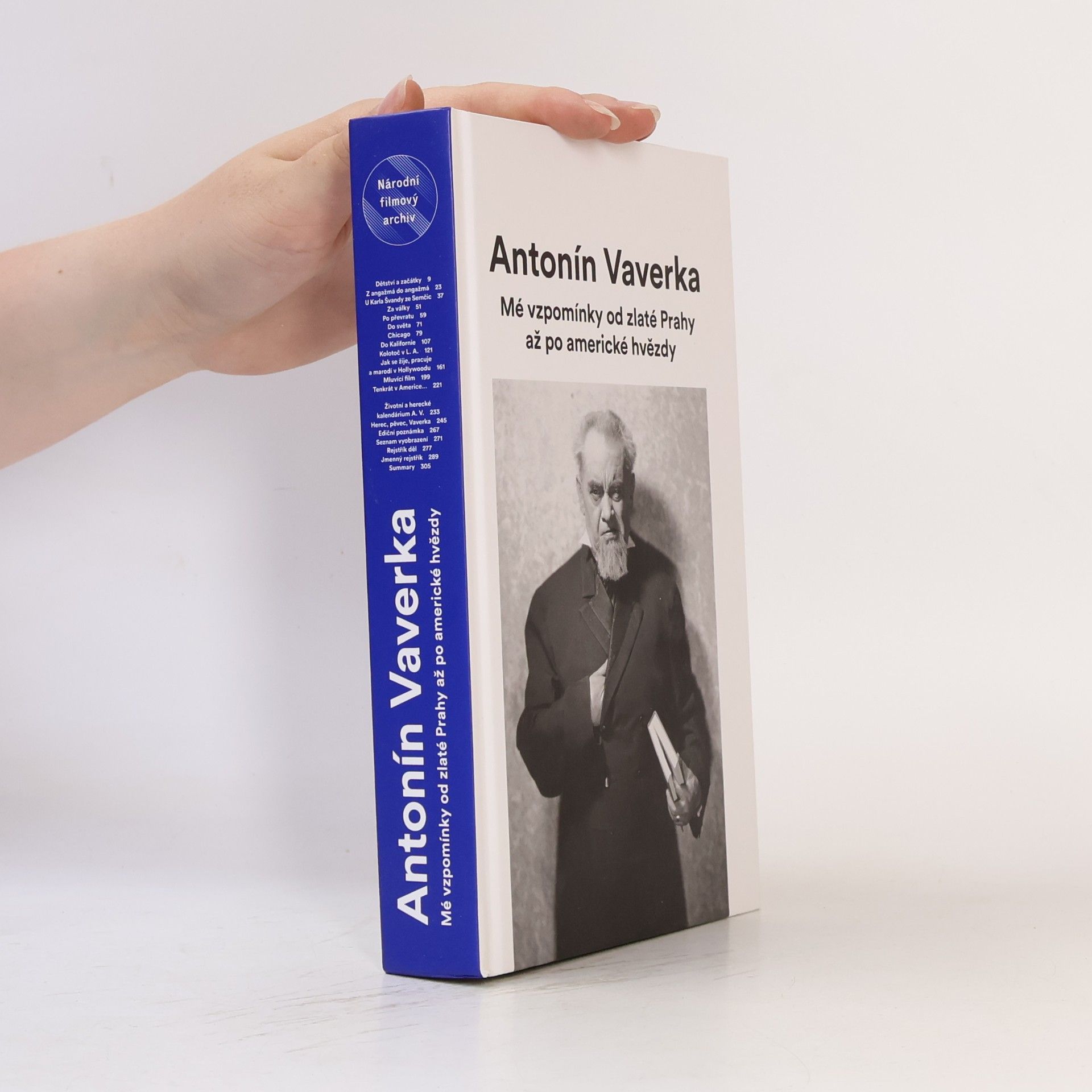 Antonín Vaverka Mé vzpomínky od zlaté Prahy až po americké hvězdy