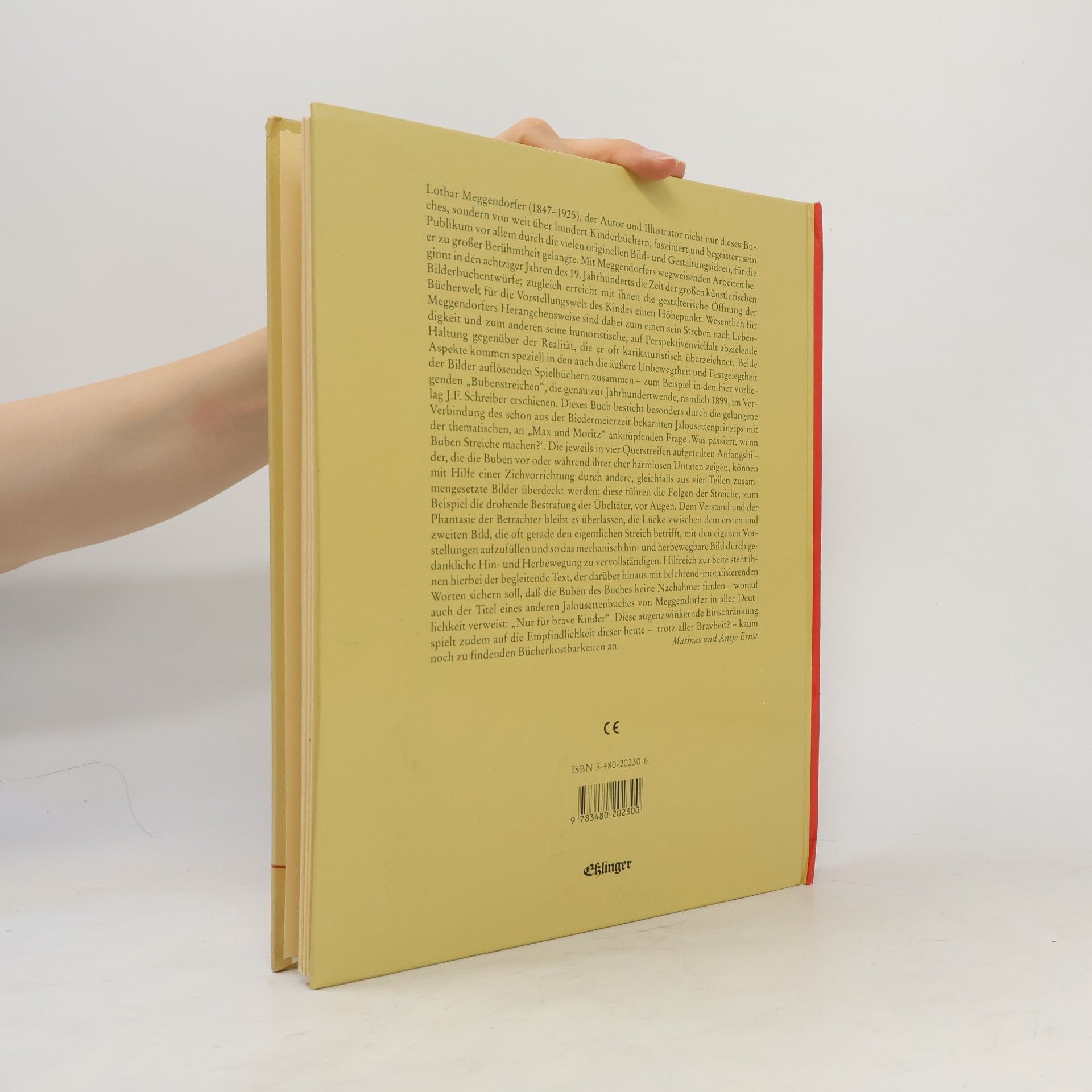 Lothar Meggendorfer Bubenstreiche. Ein Verwandlungsbilderbuch