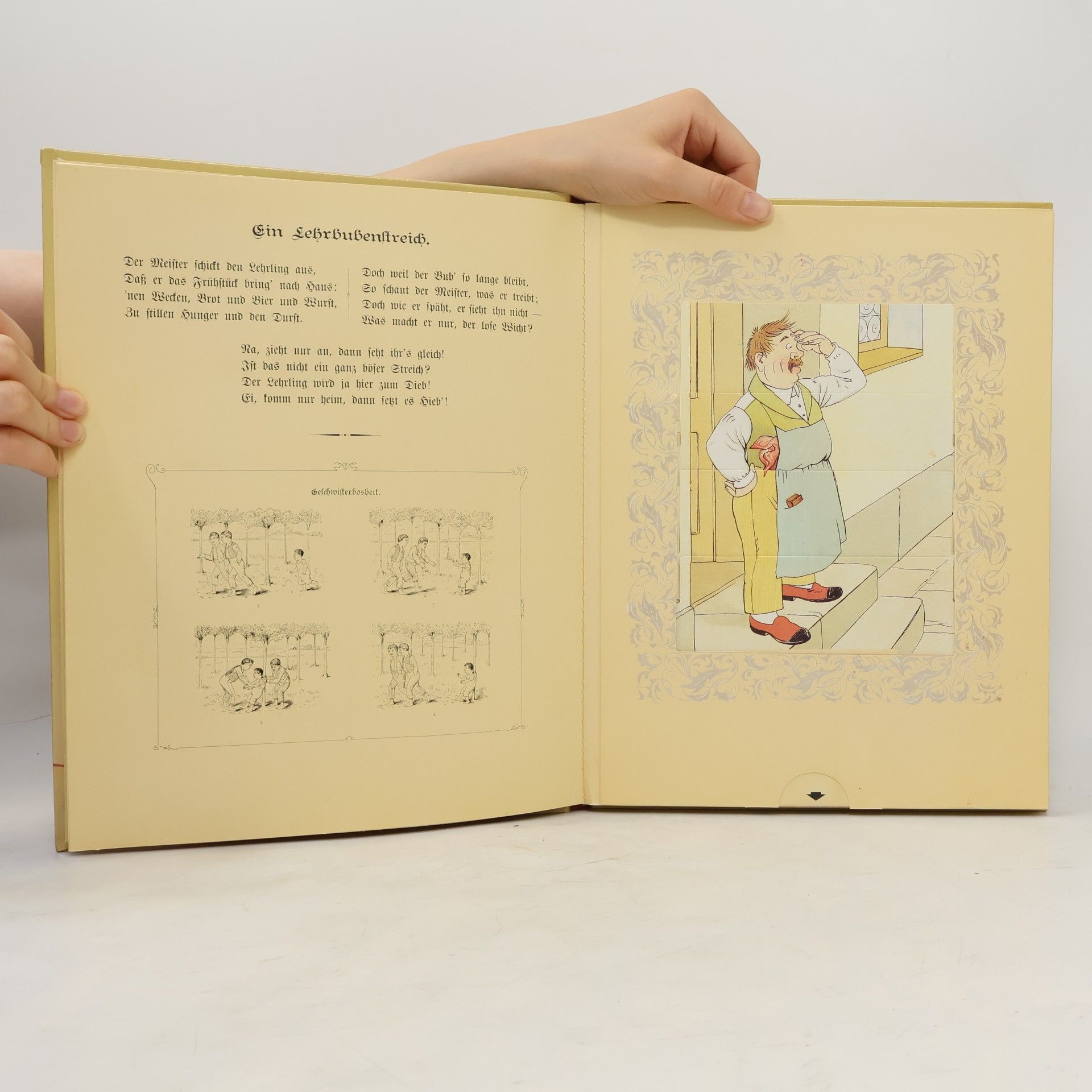 Lothar Meggendorfer Bubenstreiche. Ein Verwandlungsbilderbuch