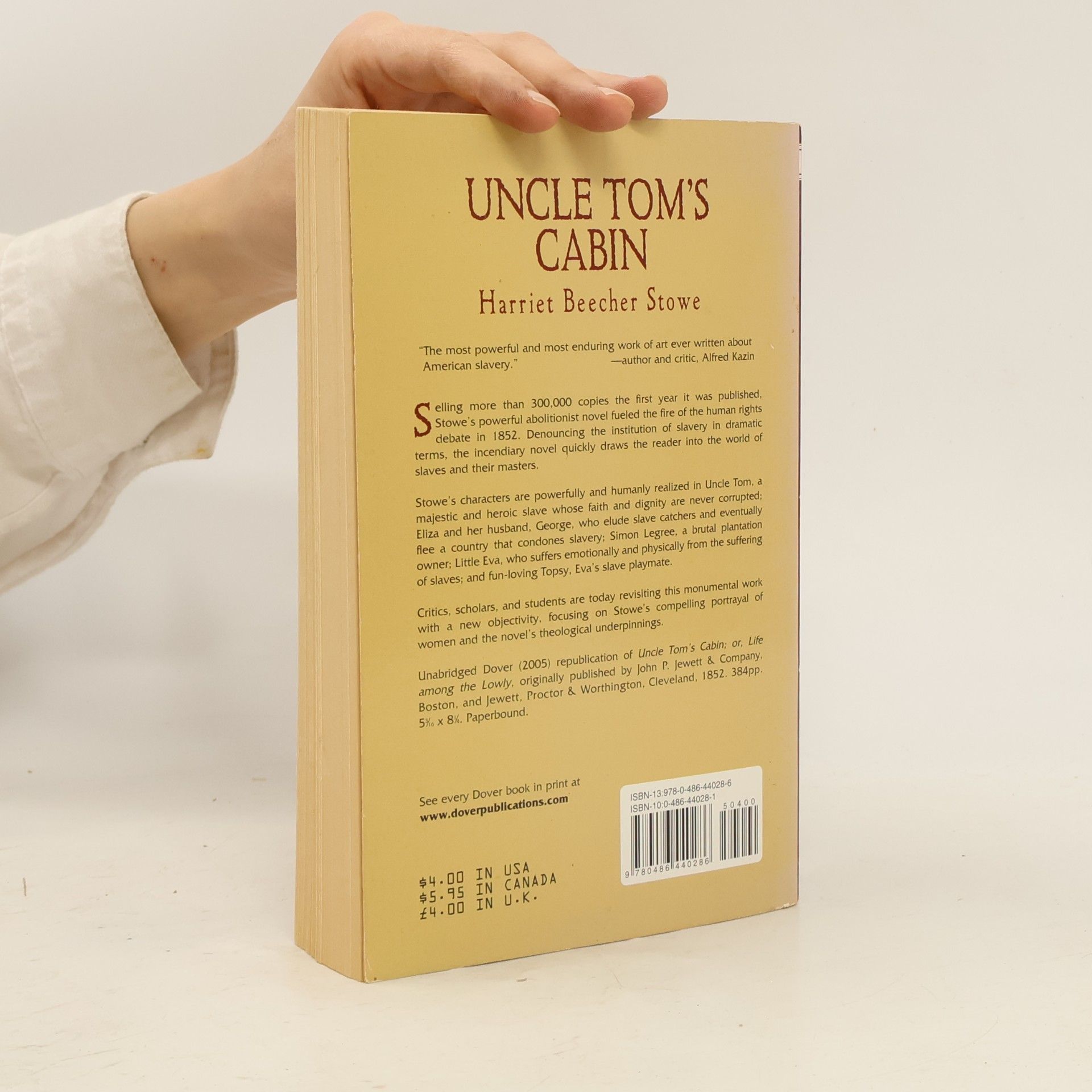Harriet Beecher Stowe Uncle Tom's Cabin