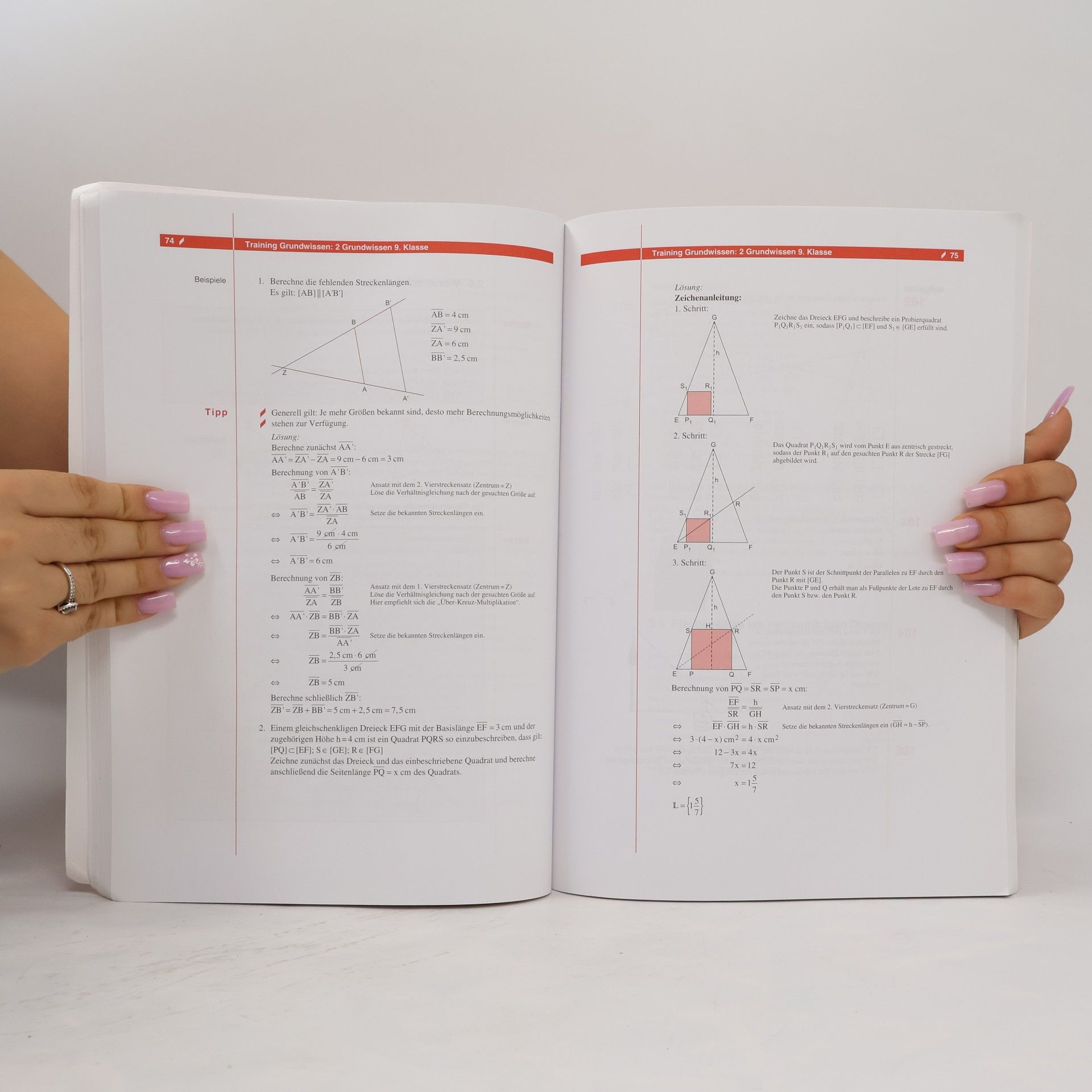 Markus Schmidl Training Abschlussprüfung Realschule Bayern / Mathematik II / III 2013