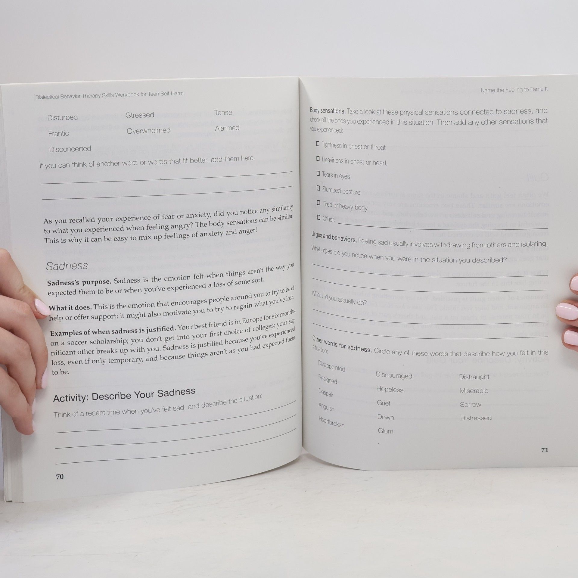 Sheri Van Dijk The DBT Skills Workbook for Teen Self-Harm