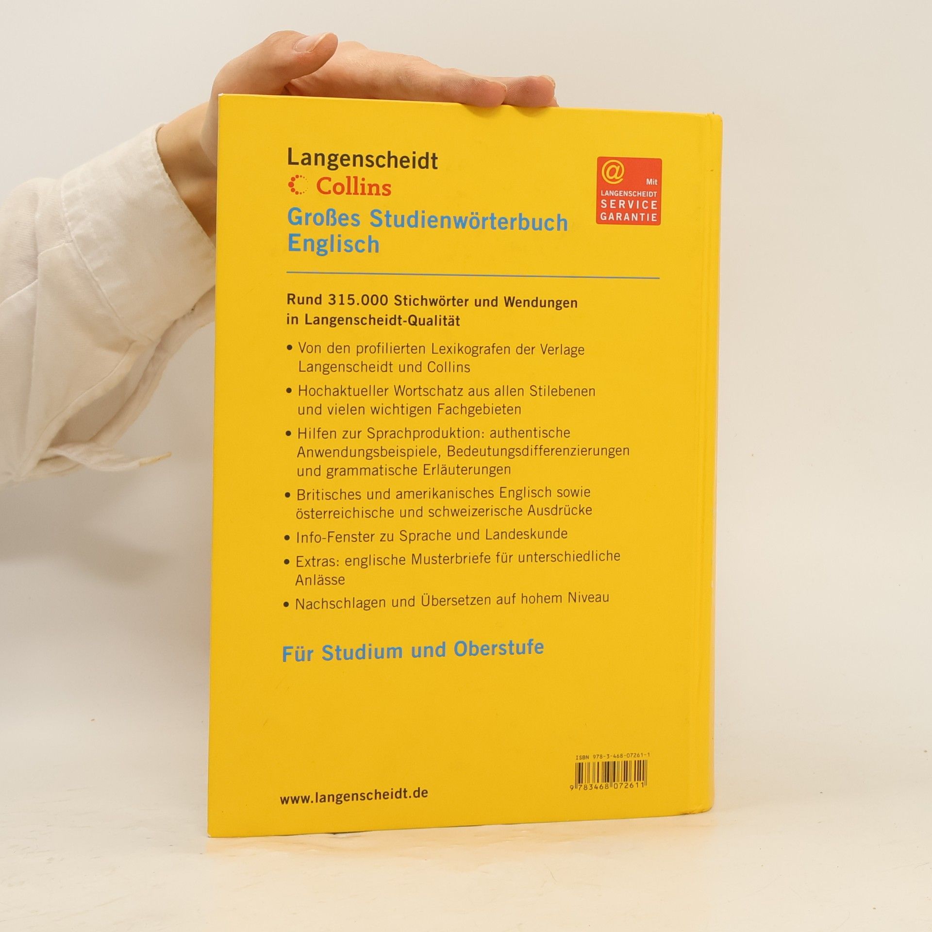 Lorna Sinclair-Knight Langenscheidt, Collins, großes Studienwörterbuch Englisch