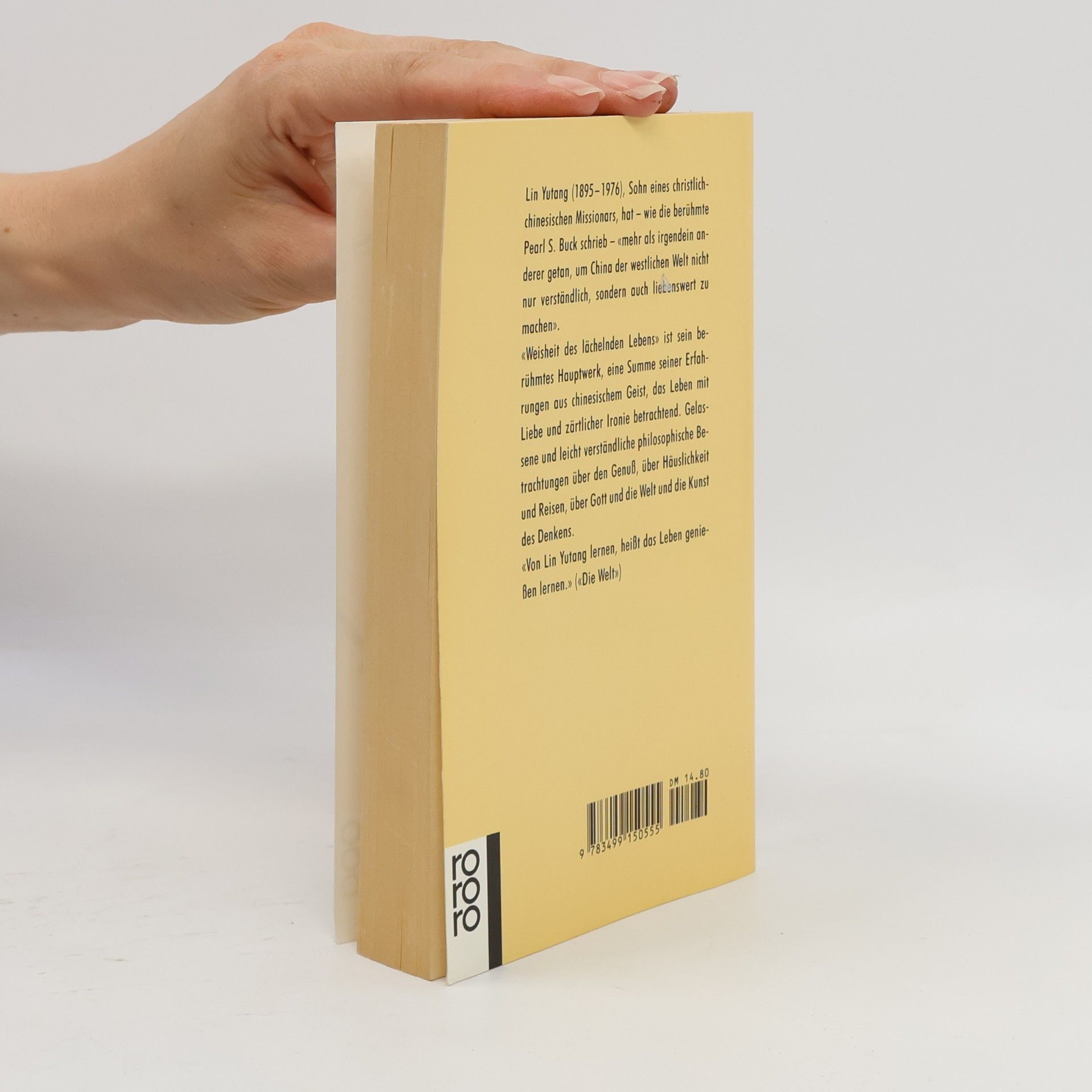 Lin Yutang Weisheit des lächelnden Lebens