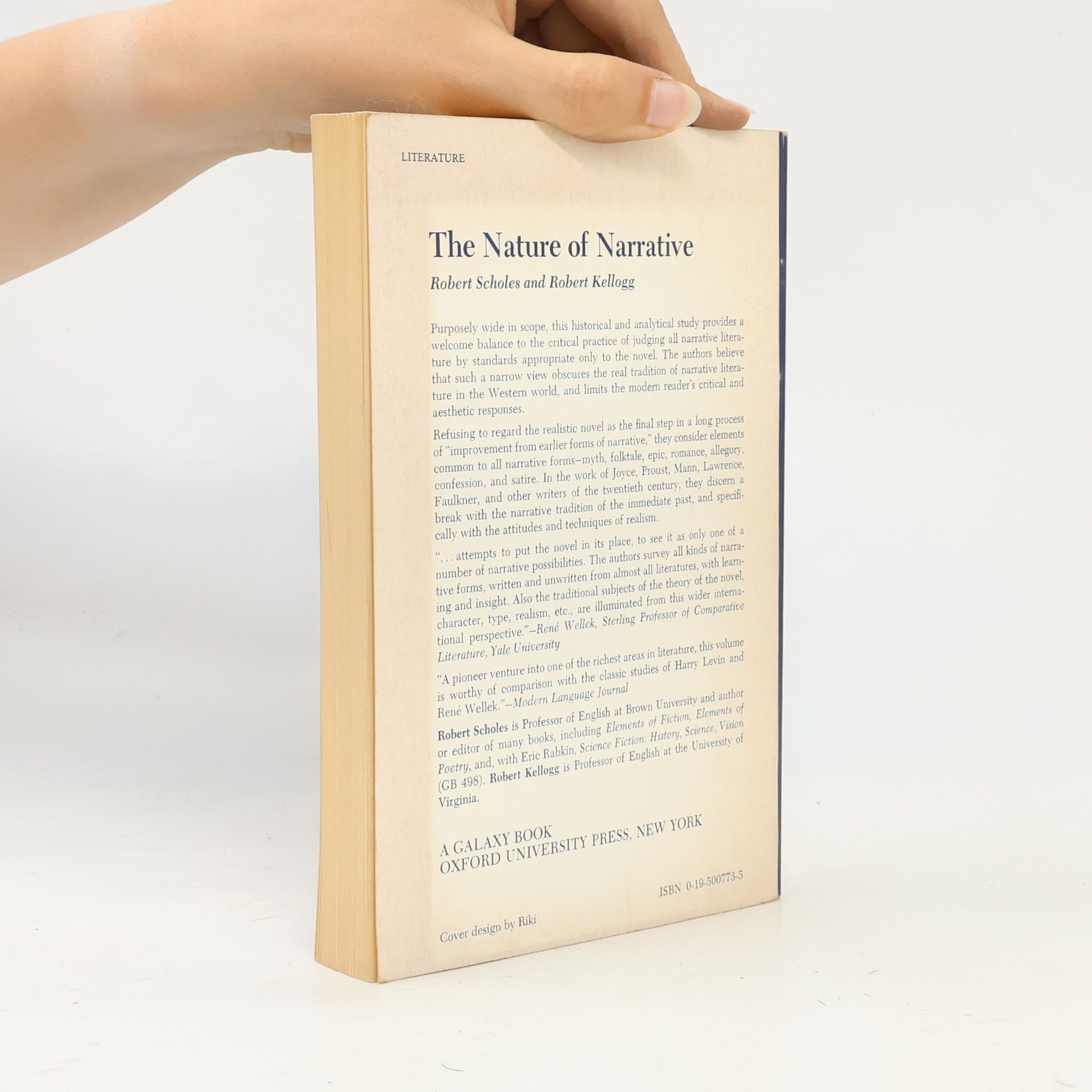 Robert E. Scholes Galaxy Books - 252: The Nature of Narrative