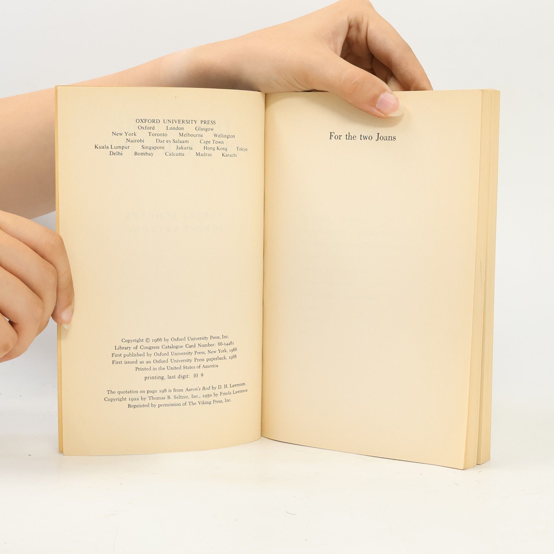 Robert E. Scholes Galaxy Books - 252: The Nature of Narrative