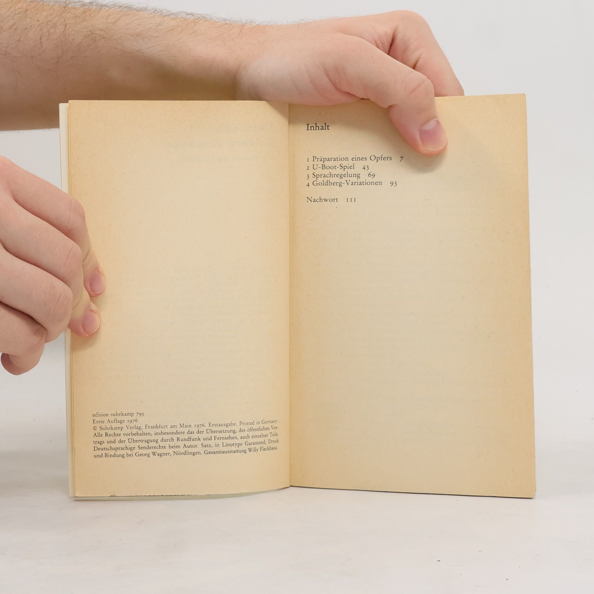 Dieter Kuhn Goldberg-Variationen: Hörspieltexte mit Materialien